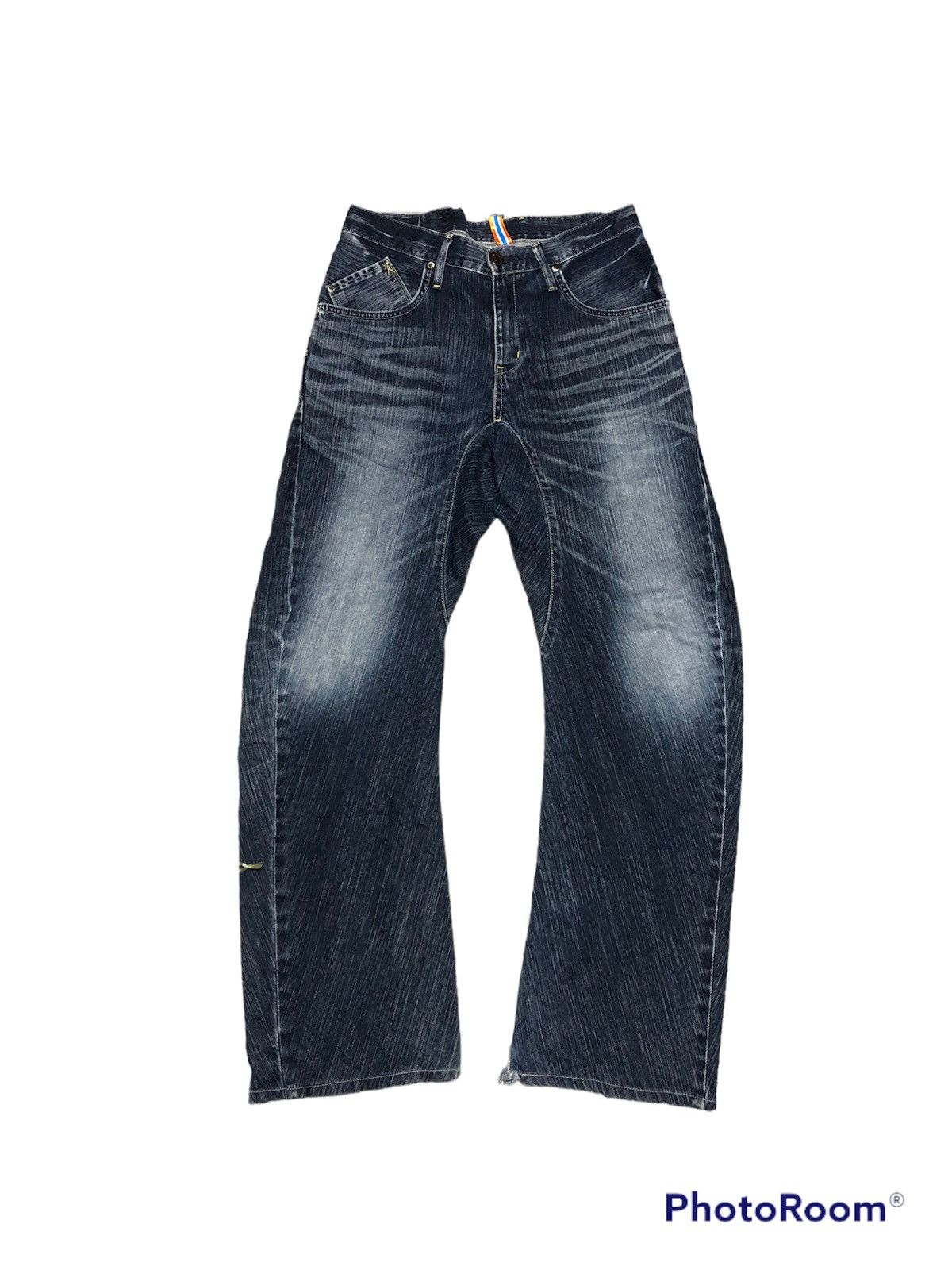 TWIST⚡️EDWIN XV BUCKLE BACK CURVED DENIM