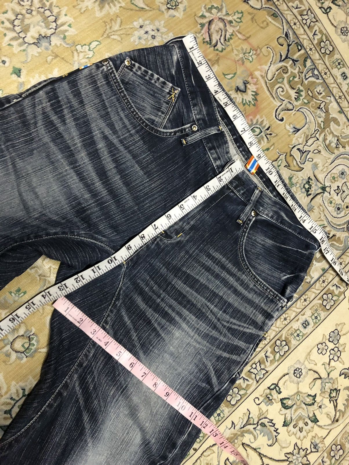 Edwin TWIST⚡️EDWIN XV BUCKLE BACK CURVED DENIM Size US 32 / EU 48 - 9 Thumbnail