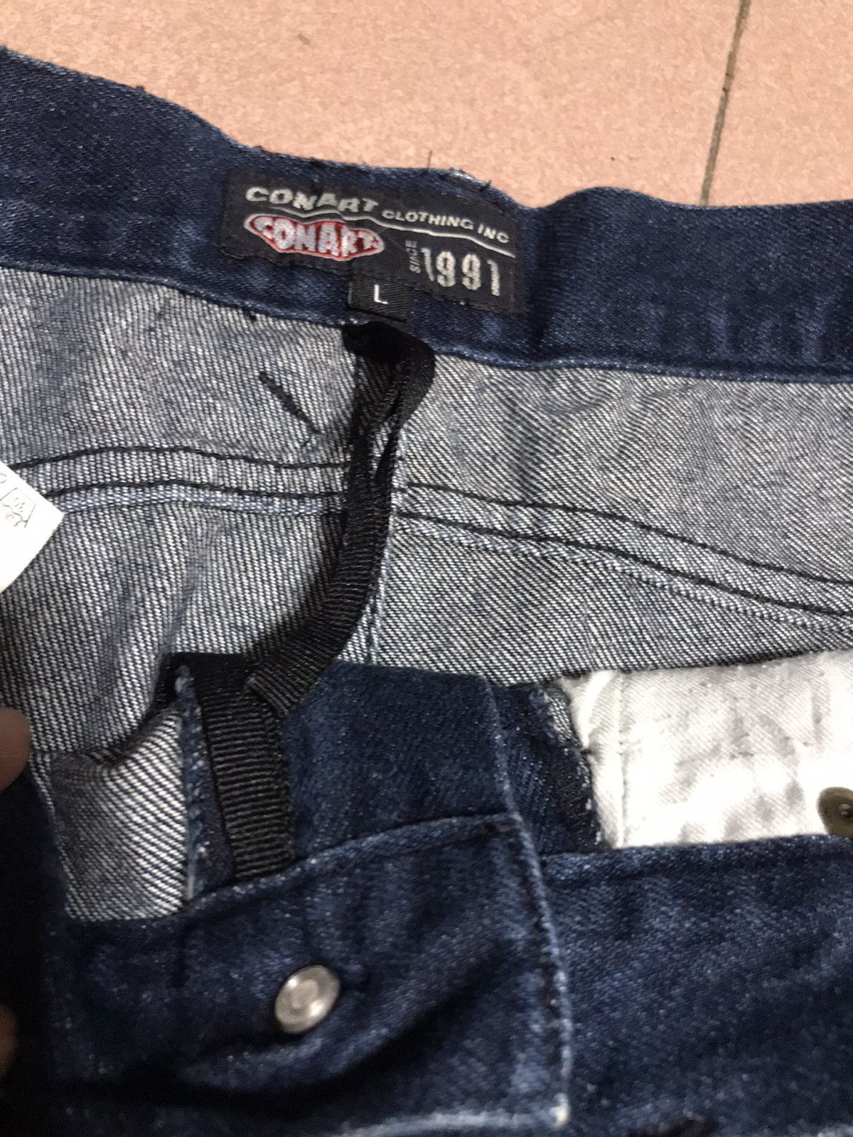 Vintage Conart Clothing Inc 1991 Jeans Denim Size US 33 - 9 Thumbnail