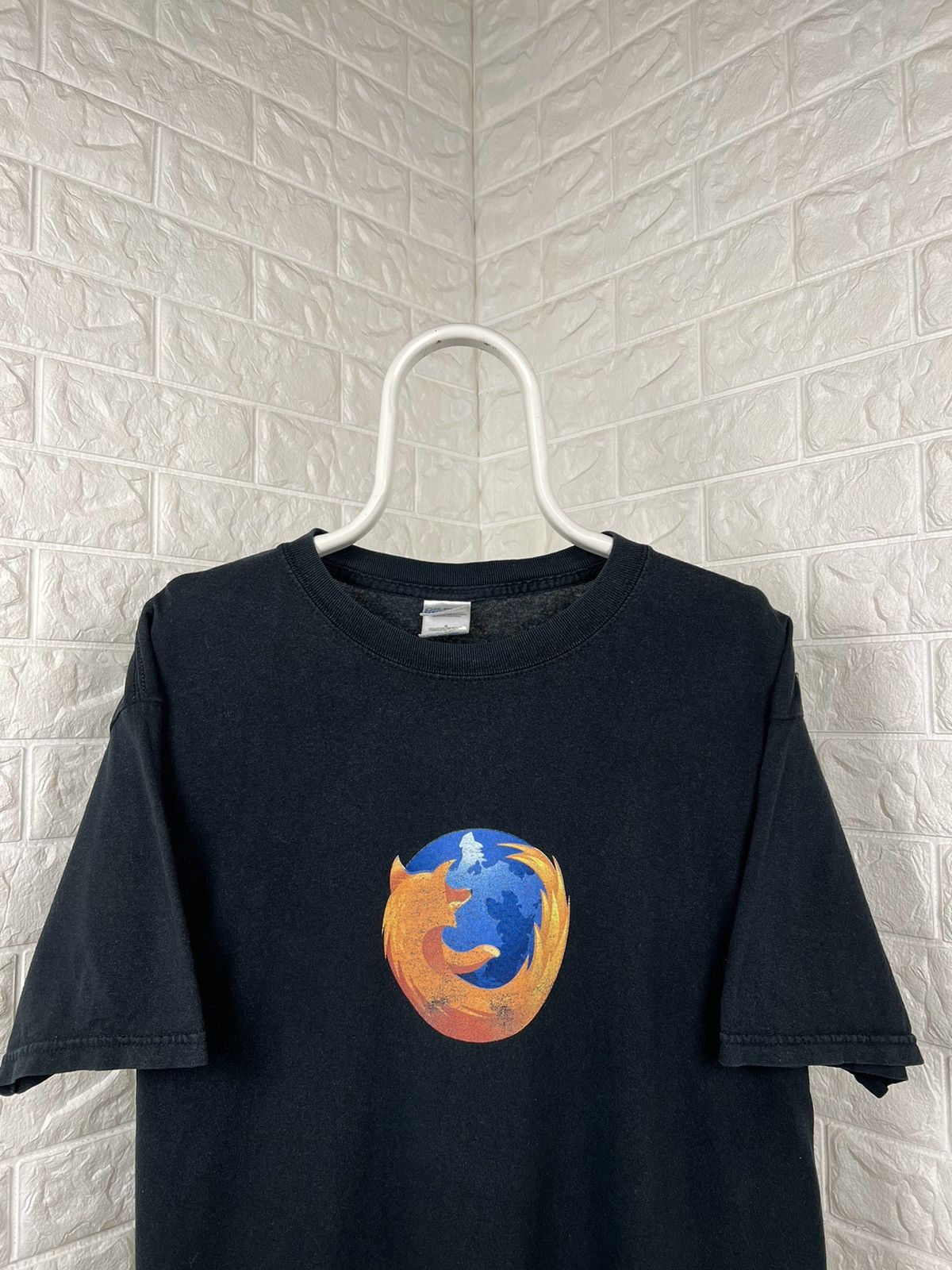 Apple × Microsoft × Vintage Vintage Mozilla Firefox Microsoft 2000s Apple Shirt Size US L / EU 52-54 / 3 - 2 Thumbnail