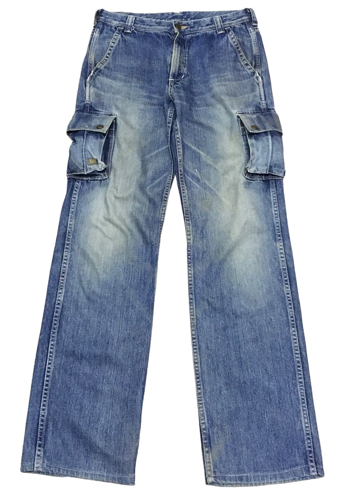 Rare Design Vintage Brand LEE Cargo Jeans 1990s
