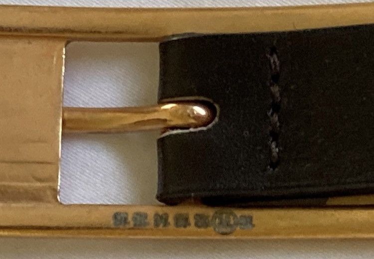 Maison Margiela Authentic Margiela Brown Skinny Belt Rose Gold Buckle Size 32 - 9 Thumbnail