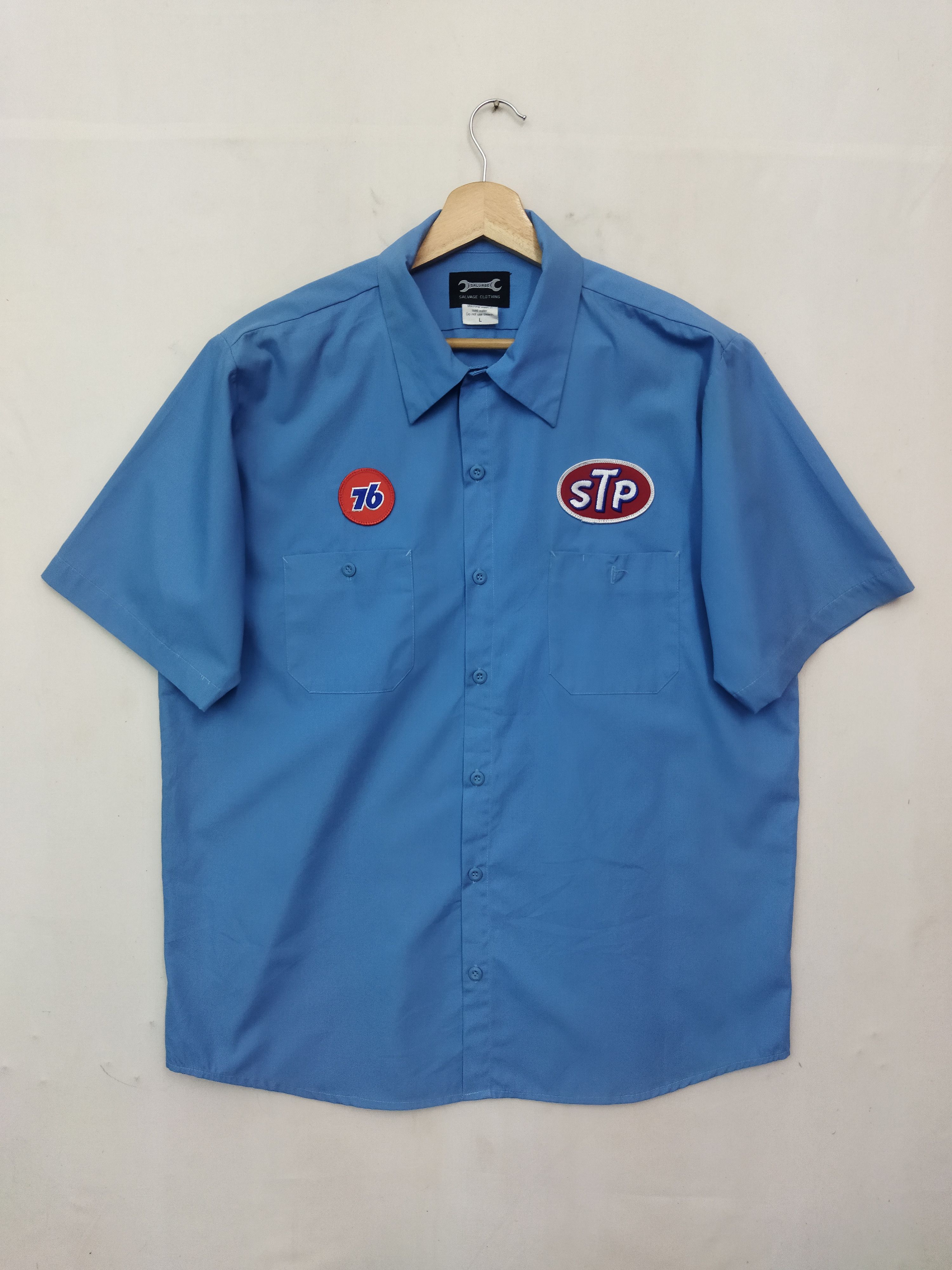 Vintage Salvage Clothing 76 STP Patches