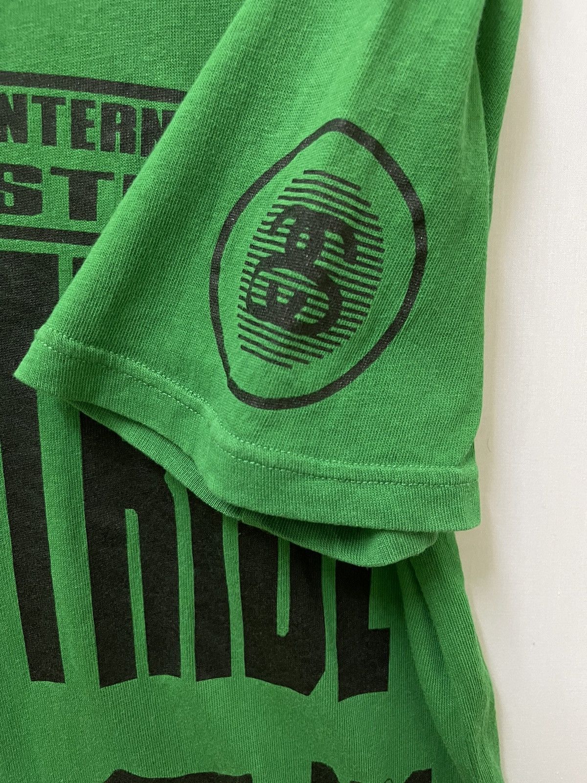 Japanese Brand × Stussy Stussy International Big Logo T-shirt Green Size US L / EU 52-54 / 3 - 6 Thumbnail
