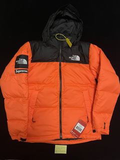 Orange supreme hotsell north face jacket