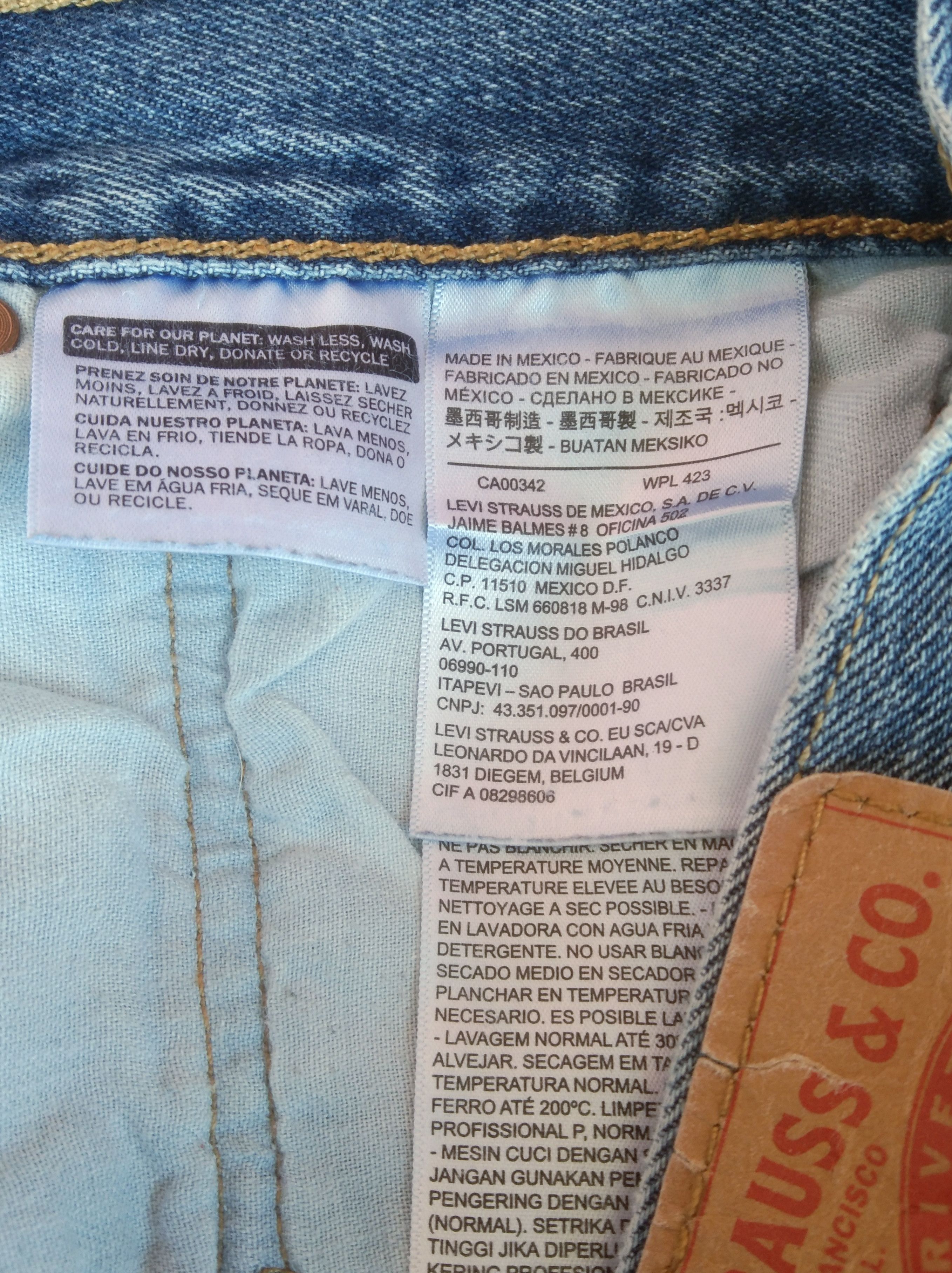 Levi's Vintage Levi's 501 Straight Leg Jeans 36x34 Size US 36 / EU 52 - 7 Thumbnail
