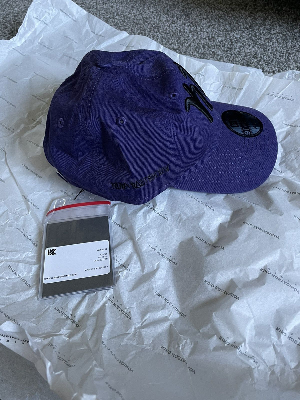帽子 KIKO KOSTADINOV KK.CAP.02 Kiko Kostadinov × New Era Kiko Kostadinov x New Era KK. Cap