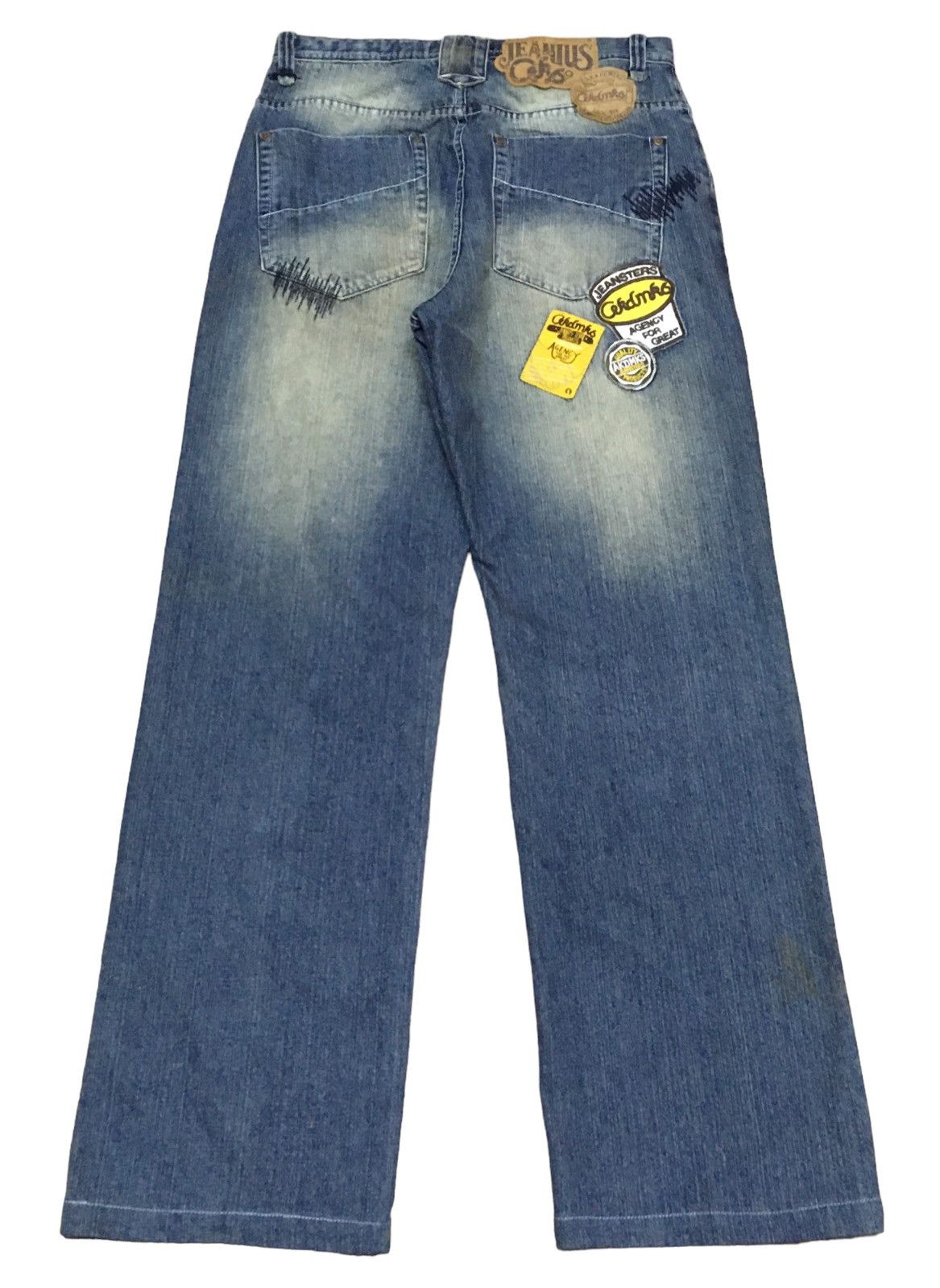 Vintage Rare Design Vintage Brand Akademiks Distressed Jeans 2000s Size US 34 / EU 50 - 2 Thumbnail