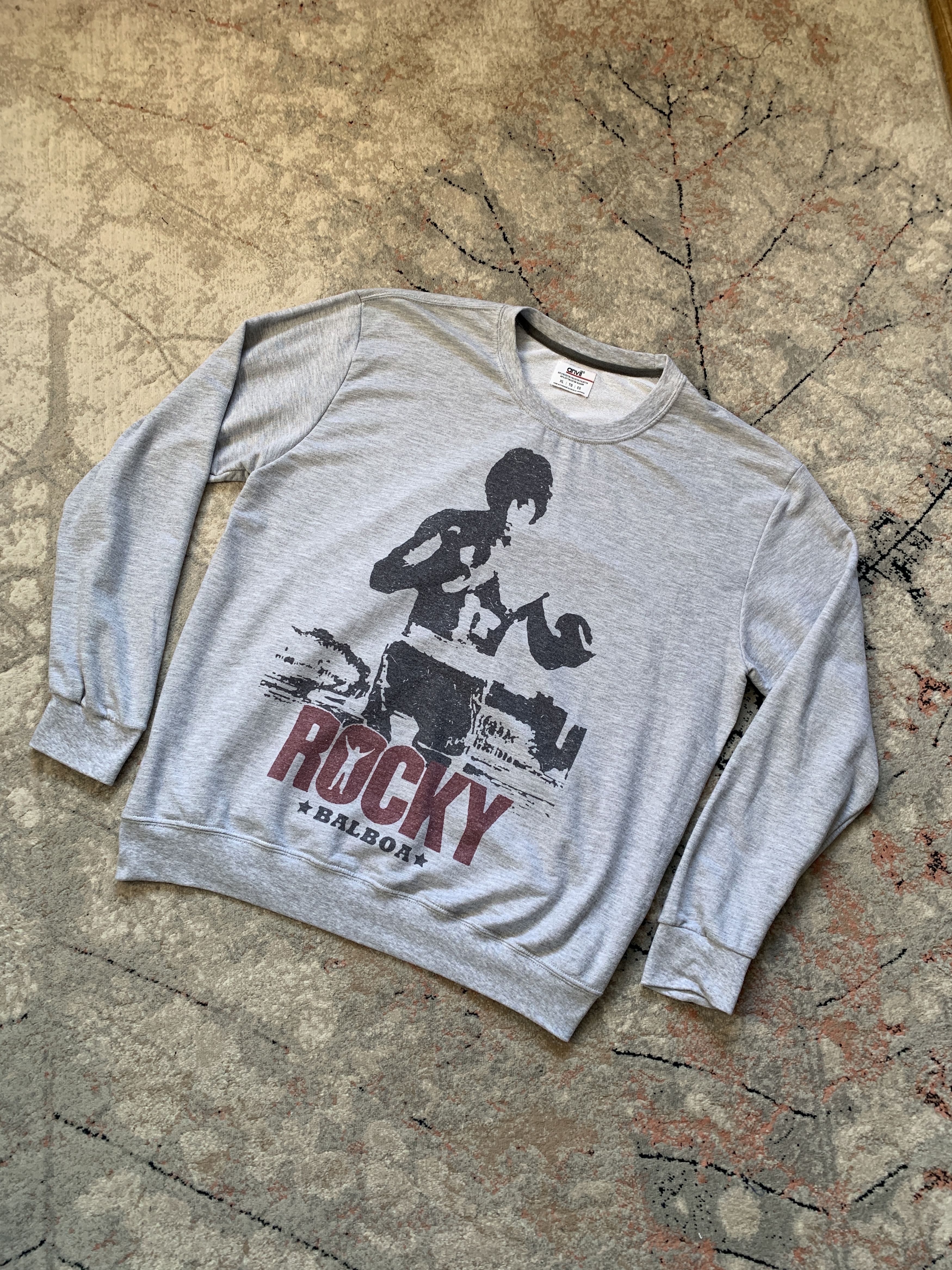 Other Rocky Balboa Anvil Sweatshirt Size US XL / EU 56 / 4 - 1 Thumbnail