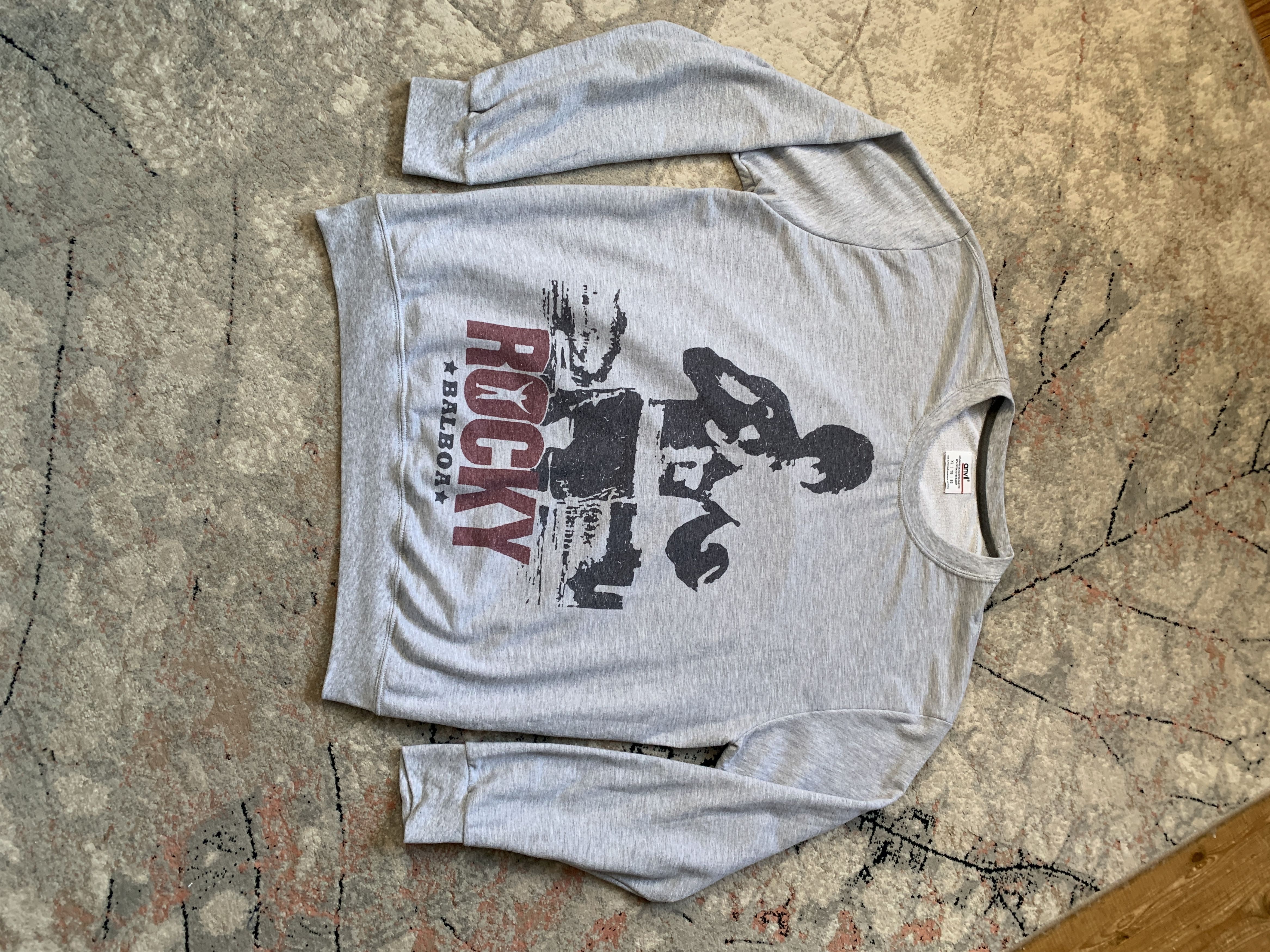 Other Rocky Balboa Anvil Sweatshirt Size US XL / EU 56 / 4 - 2 Thumbnail