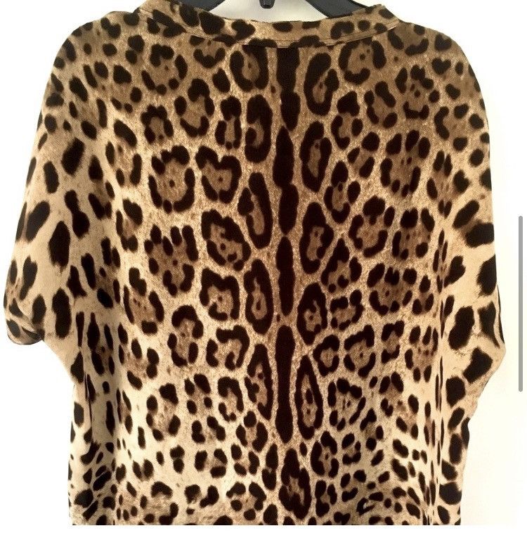 Dolce & Gabbana Dolce Gabbana Classic Leopard Blouse T-shirt size 40 Size S / US 4 / IT 40 - 3 Thumbnail