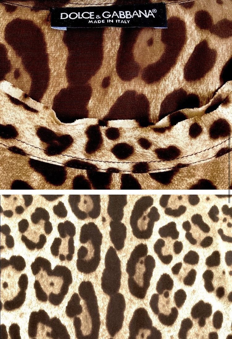 Dolce & Gabbana Dolce Gabbana Classic Leopard Blouse T-shirt size 40 Size S / US 4 / IT 40 - 4 Thumbnail