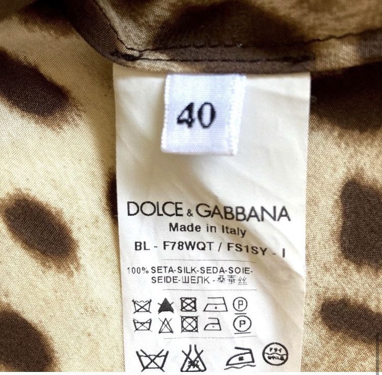 Dolce & Gabbana Dolce Gabbana Classic Leopard Blouse T-shirt size 40 Size S / US 4 / IT 40 - 7 Thumbnail