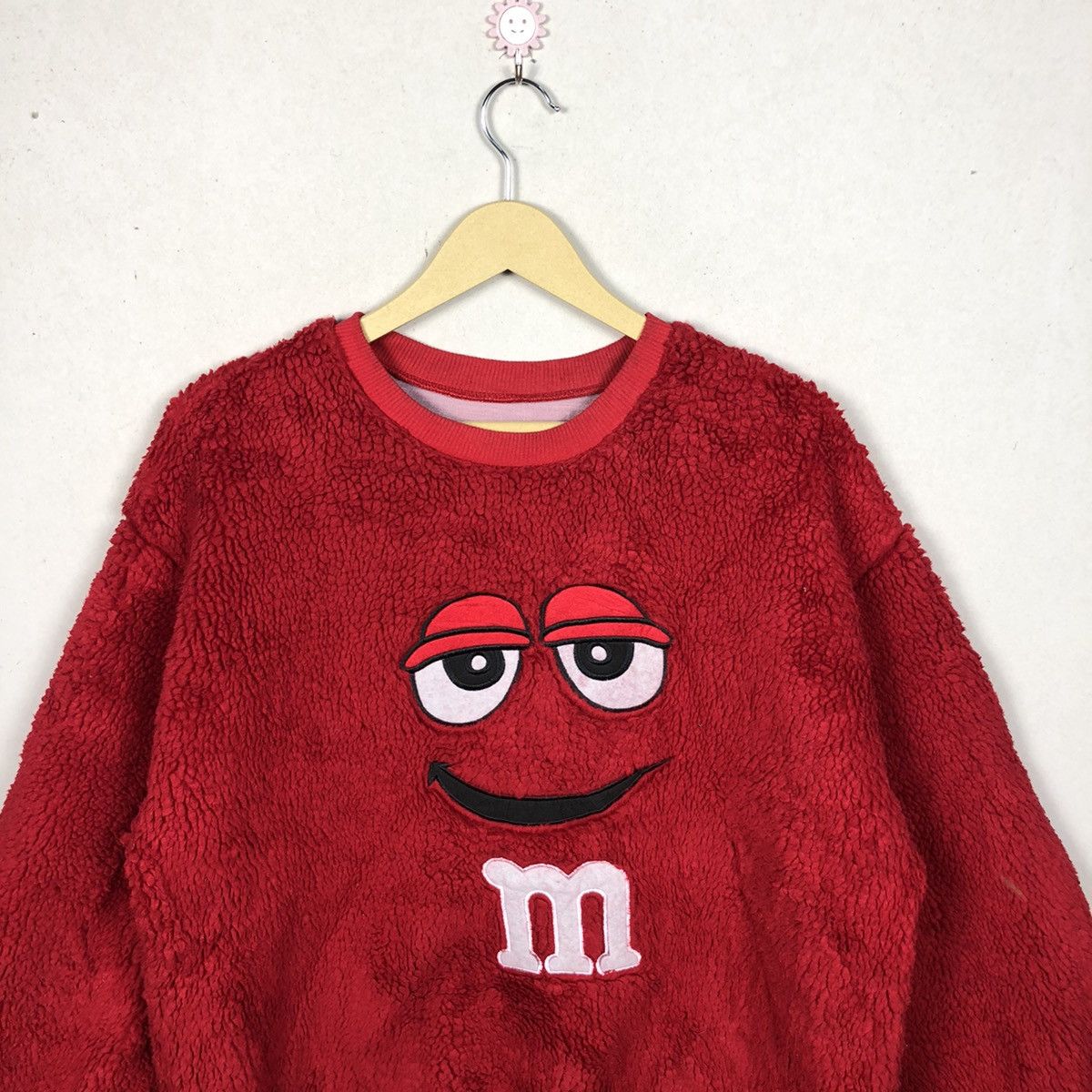 Universal Studios × Vintage Baggy Vintage M&M Faux Fur Mohair Sweatshirt Jumper Size US L / EU 52-54 / 3 - 3 Thumbnail