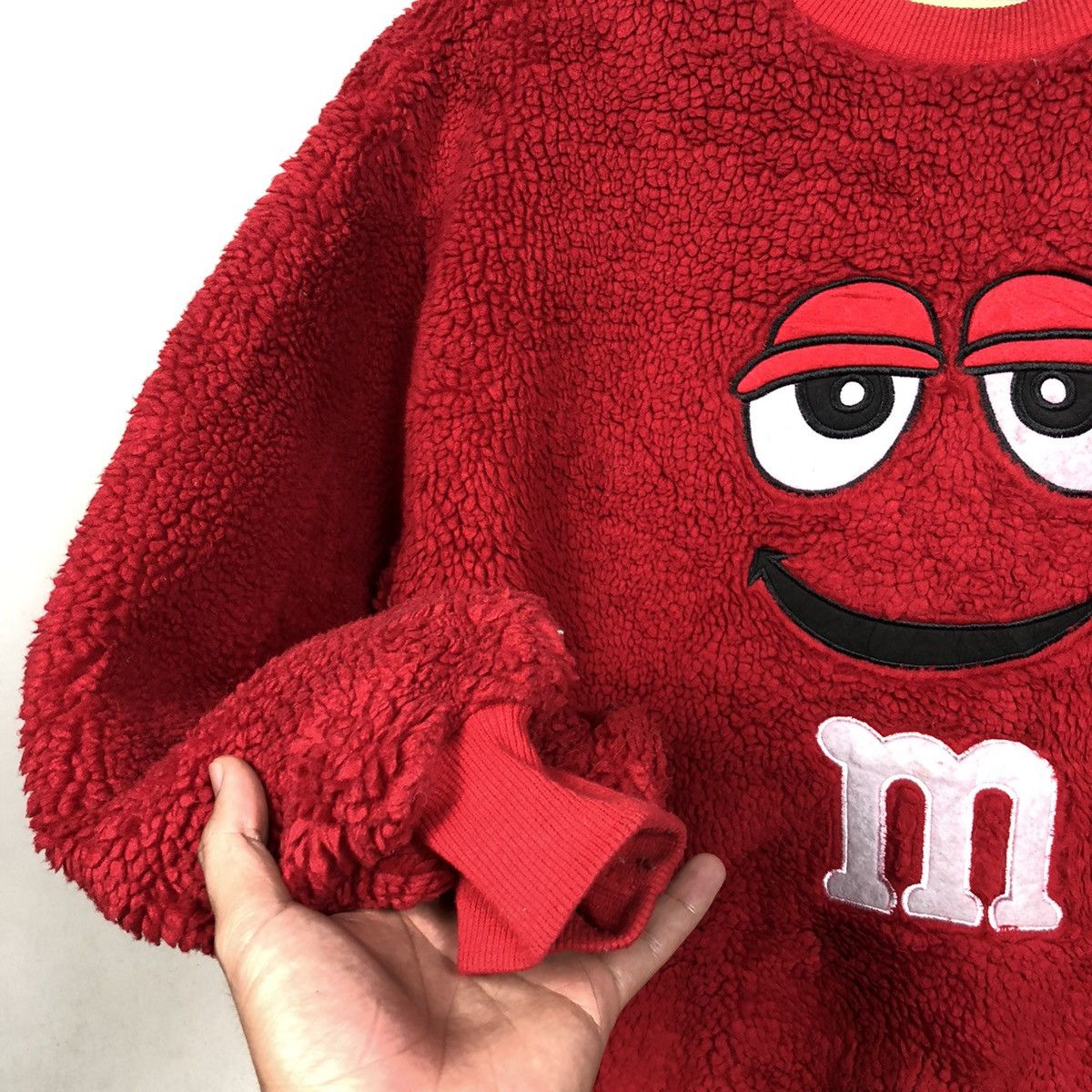 Universal Studios × Vintage Baggy Vintage M&M Faux Fur Mohair Sweatshirt Jumper Size US L / EU 52-54 / 3 - 6 Thumbnail