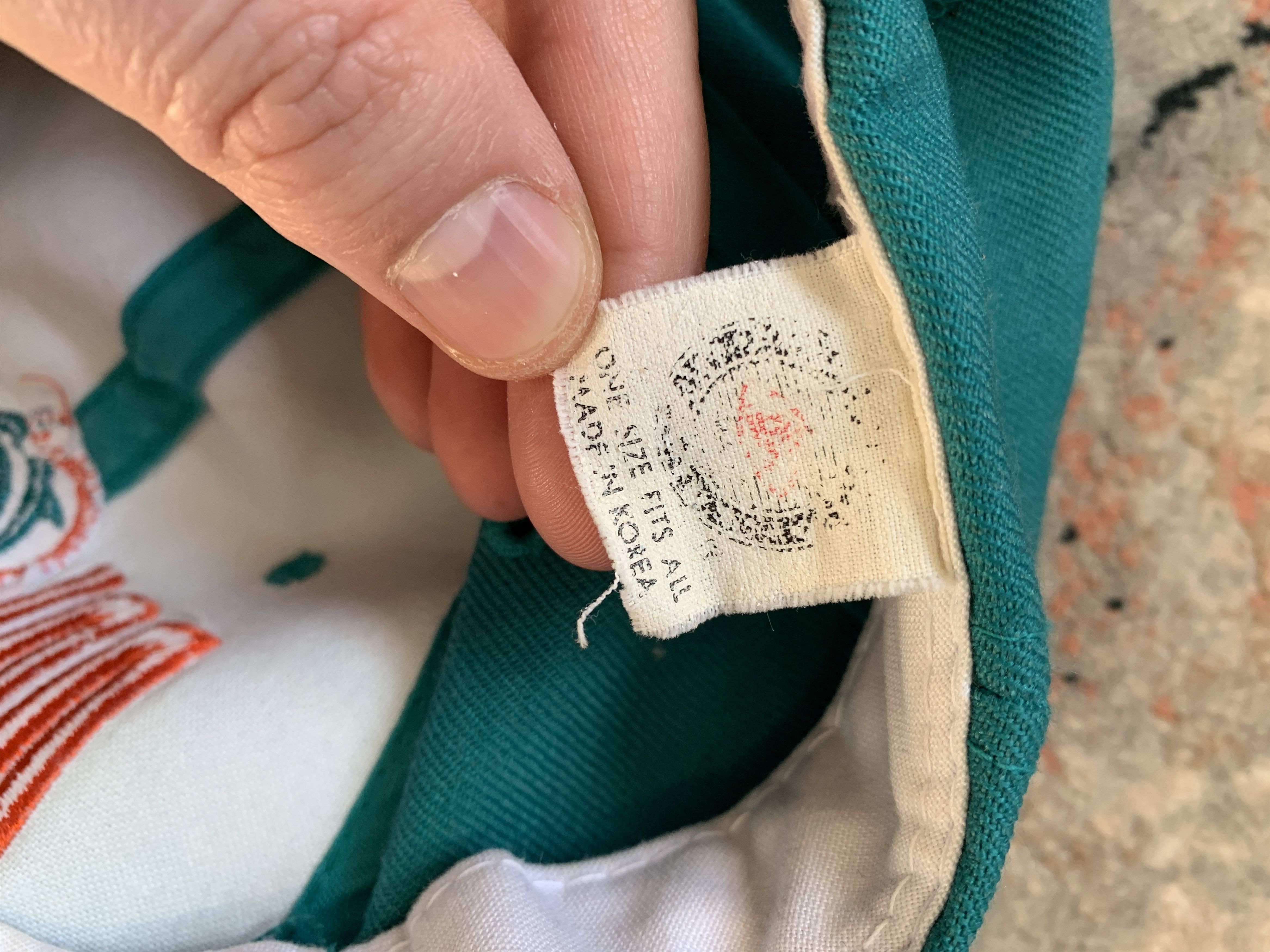 NFL Miami Dolphins Team Vintage Cap Size ONE SIZE - 7 Thumbnail