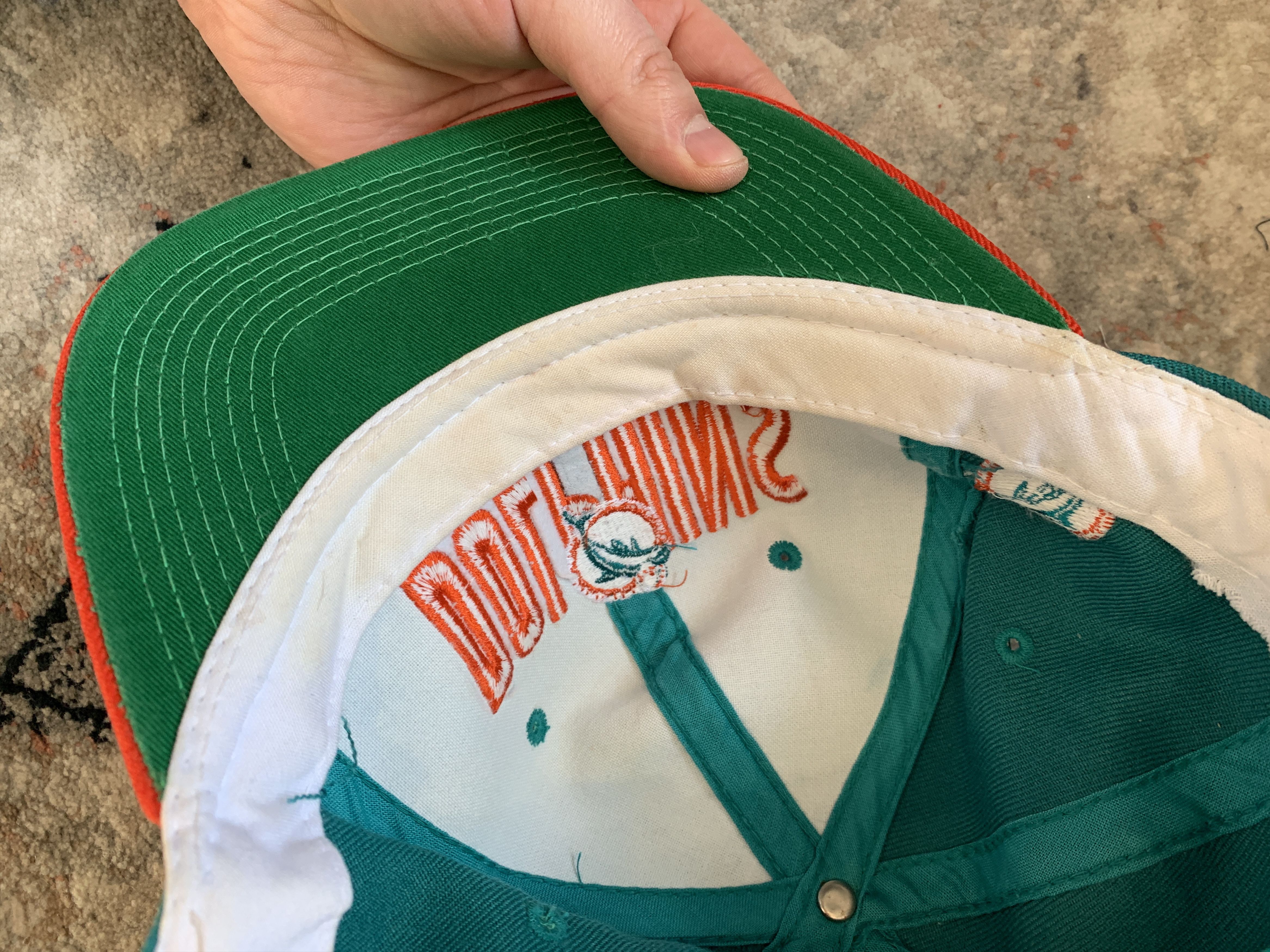 NFL Miami Dolphins Team Vintage Cap Size ONE SIZE - 8 Thumbnail