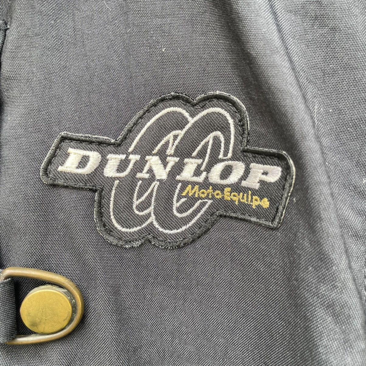 Japanese Brand 💥 80s DUNLOP MOTO RACING BOMBER JACKET Size US L / EU 52-54 / 3 - 6 Thumbnail