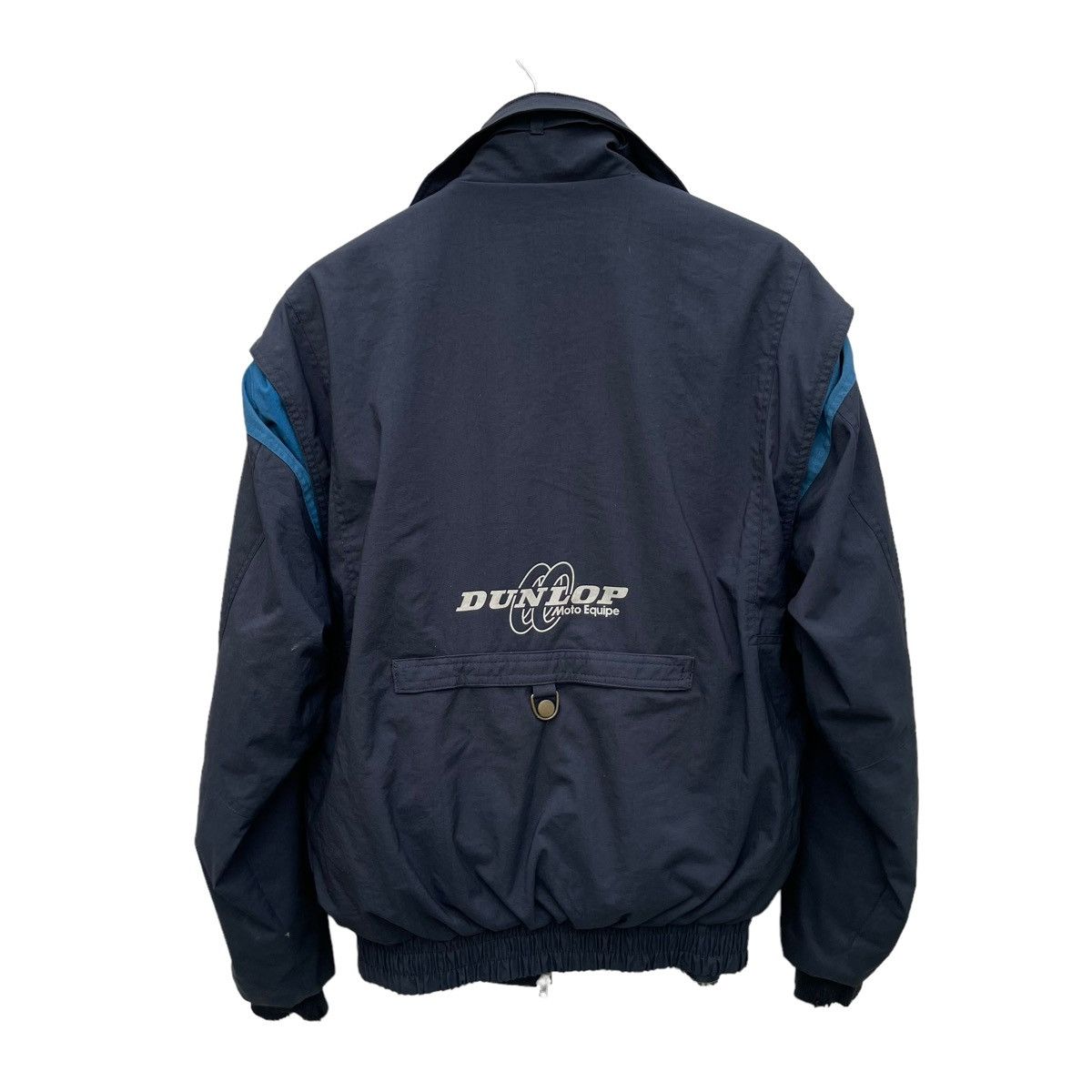 Japanese Brand 💥 80s DUNLOP MOTO RACING BOMBER JACKET Size US L / EU 52-54 / 3 - 8 Thumbnail