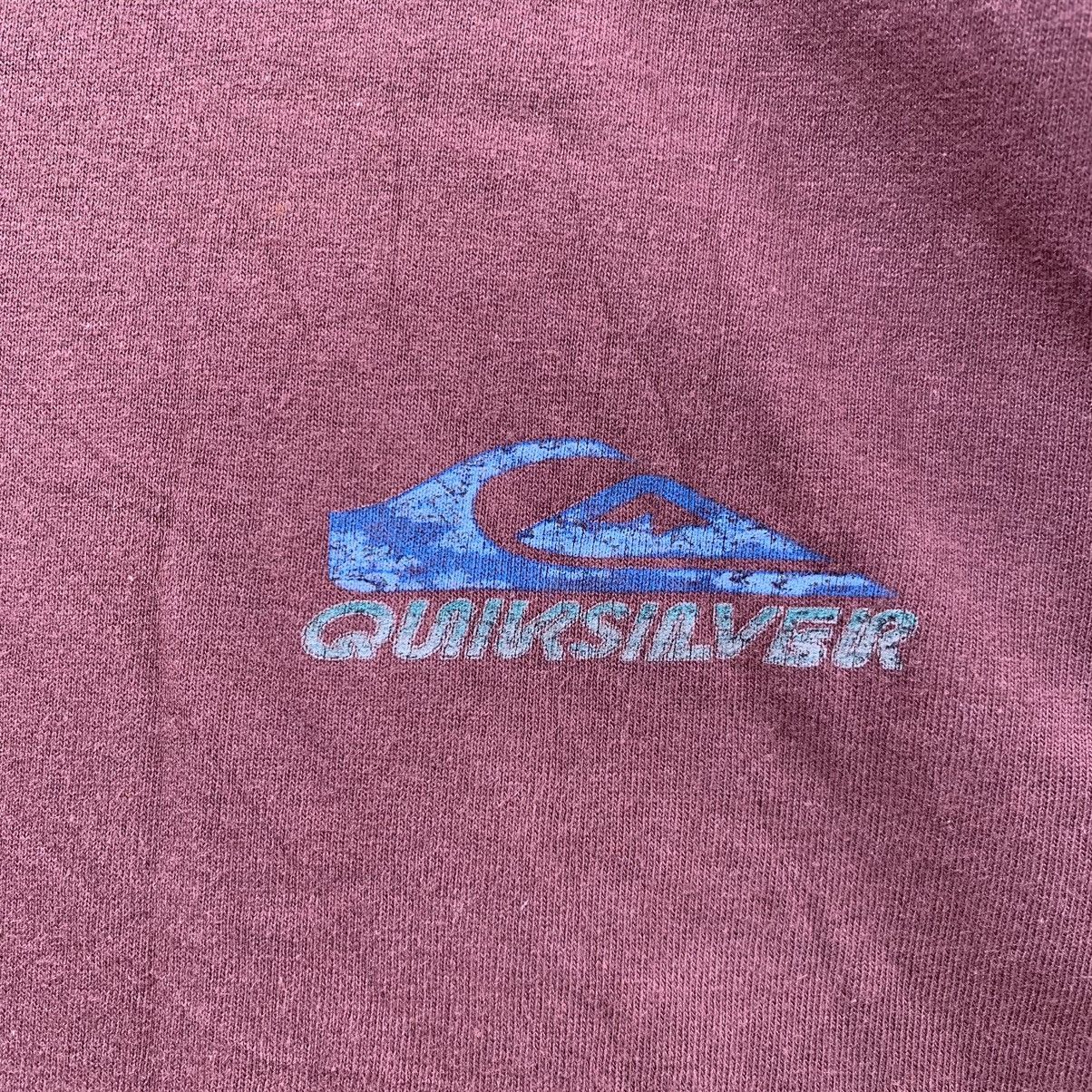 Quiksilver × Vintage Vintage 90s QUIKSILVER SURF BIG LOGO T-shirt Size US M / EU 48-50 / 2 - 7 Thumbnail