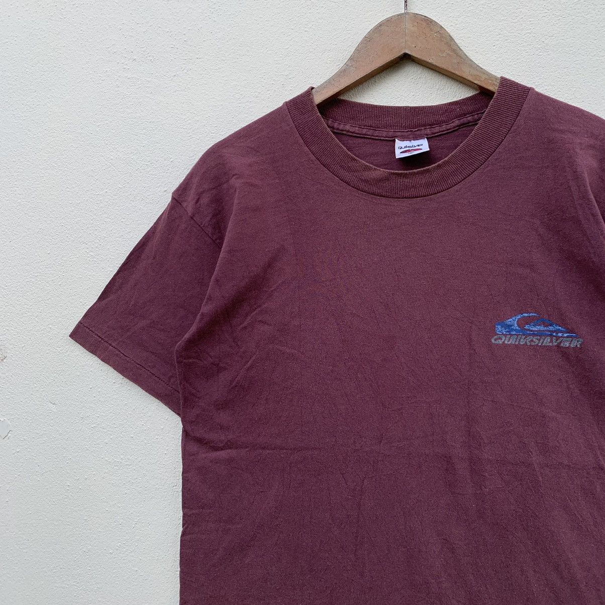 Quiksilver × Vintage Vintage 90s QUIKSILVER SURF BIG LOGO T-shirt Size US M / EU 48-50 / 2 - 6 Thumbnail
