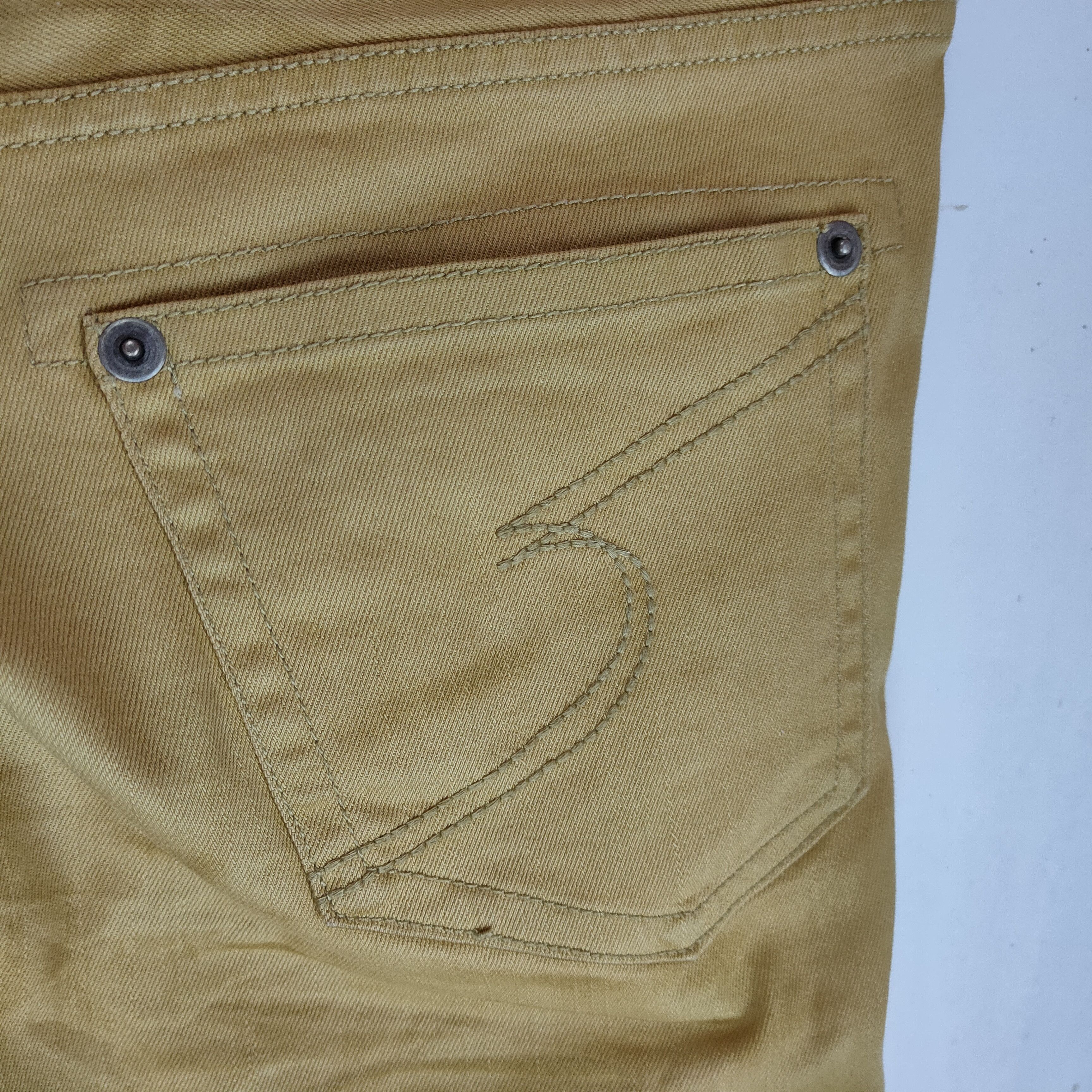 Japanese Brand SEMANTIC DESIGN Waist 35" Bleach Stripe Pattern Denim Pant Size US 35 - 8 Thumbnail