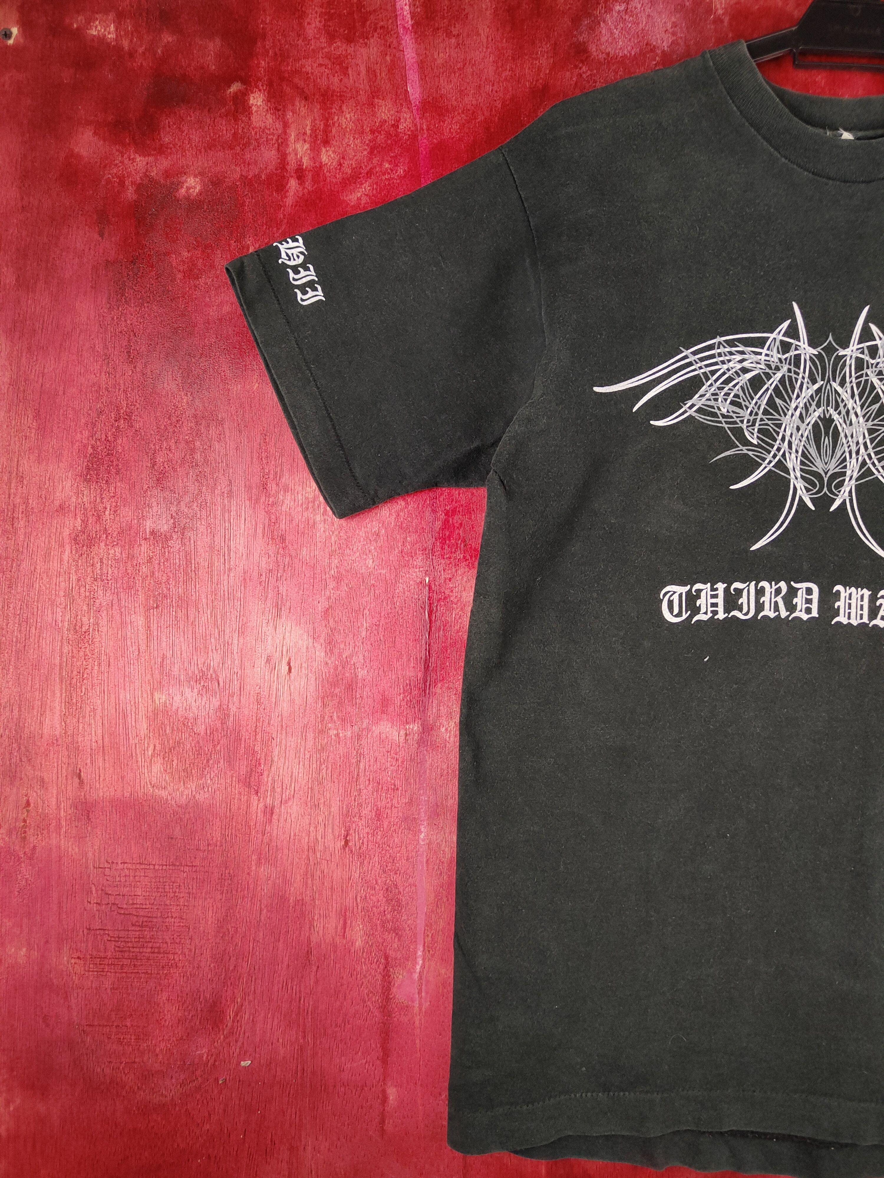 Japanese Brand Hard Core Third Mahe like ch Faded T-shirt #S678 Size US M / EU 48-50 / 2 - 4 Thumbnail