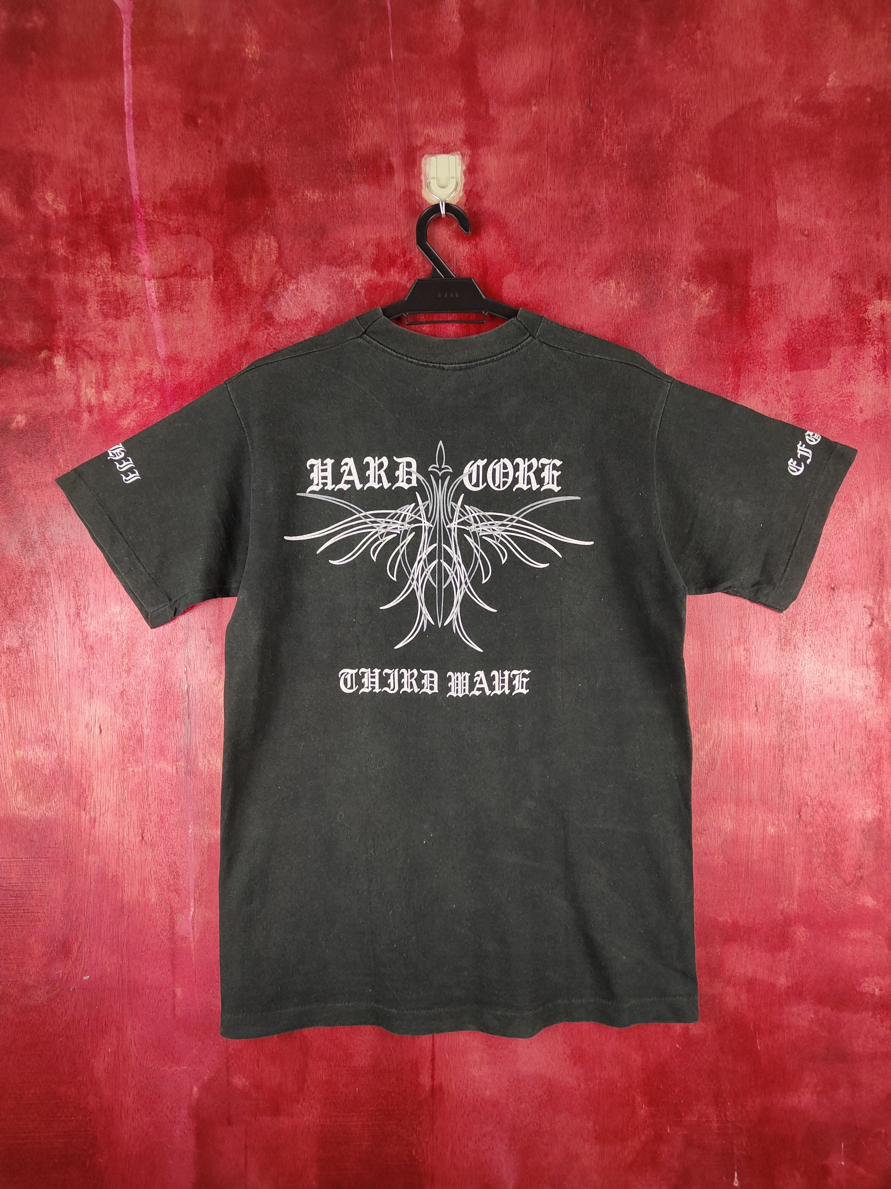 Japanese Brand Hard Core Third Mahe like ch Faded T-shirt #S678 Size US M / EU 48-50 / 2 - 9 Thumbnail