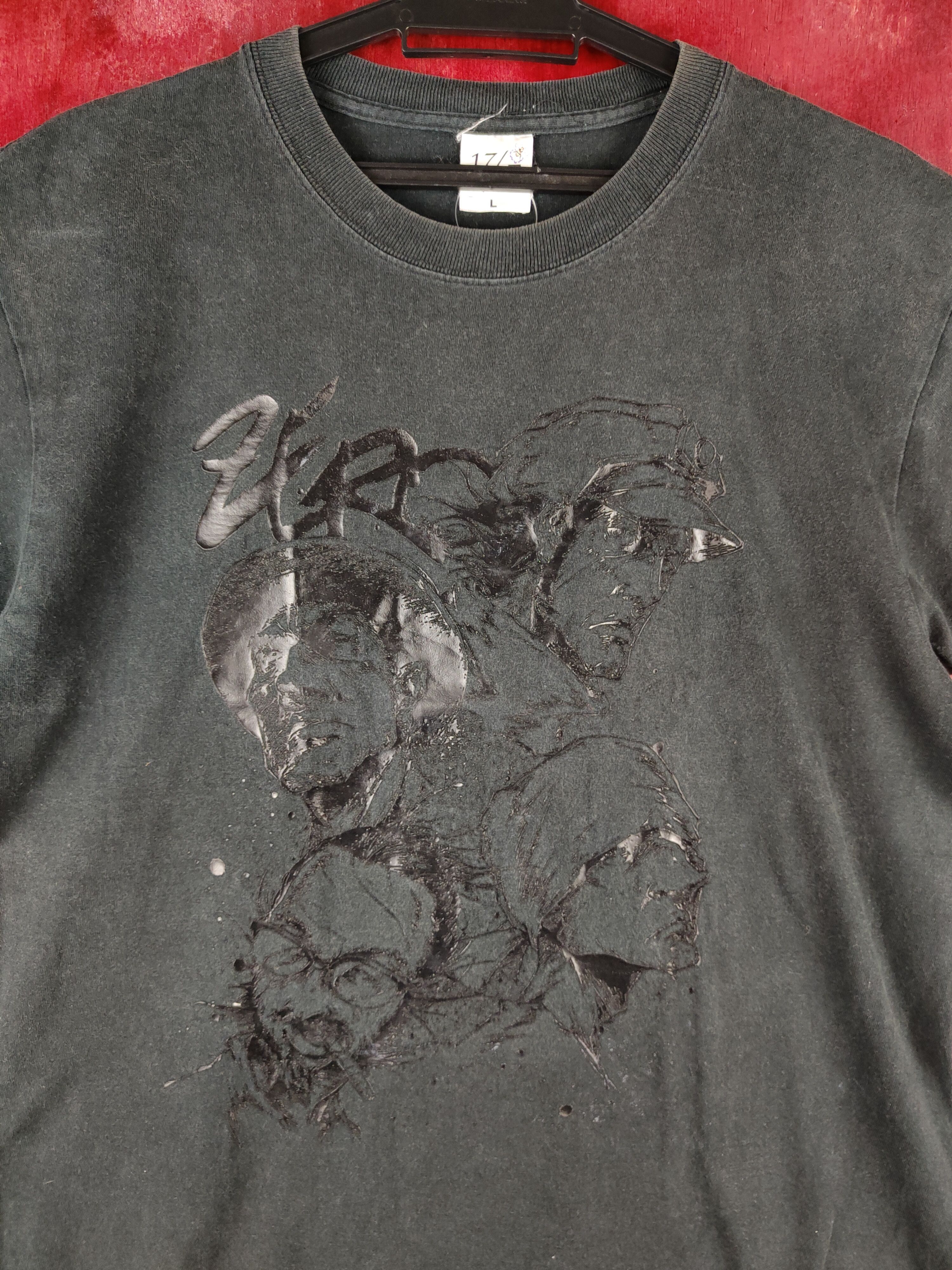 Anime Seventeen VergleBee Black Faded Short Sleeve T-shirt #S679 Size US L / EU 52-54 / 3 - 2 Thumbnail