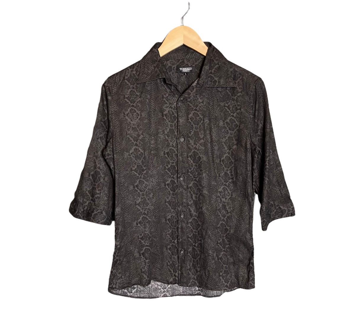 Tornado Mart Tornado Mart Japan Snake Skin Shirt / Y2K Size US L / EU 52-54 / 3 - 1 Thumbnail