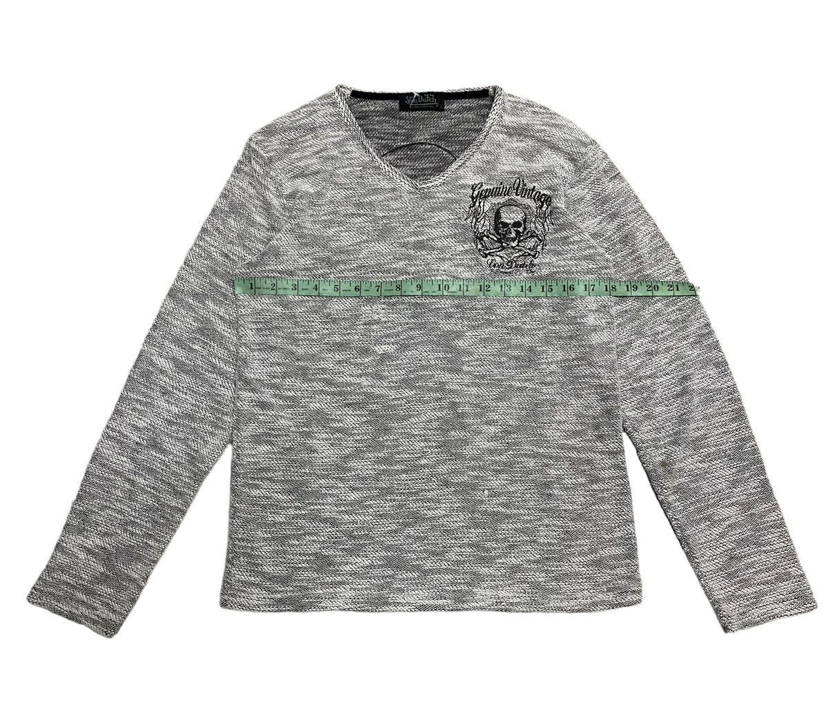 Vintage × Von Dutch Vintage VonDutch Skeleton Knitwear Sweatshirt Size US L / EU 52-54 / 3 - 11 Thumbnail