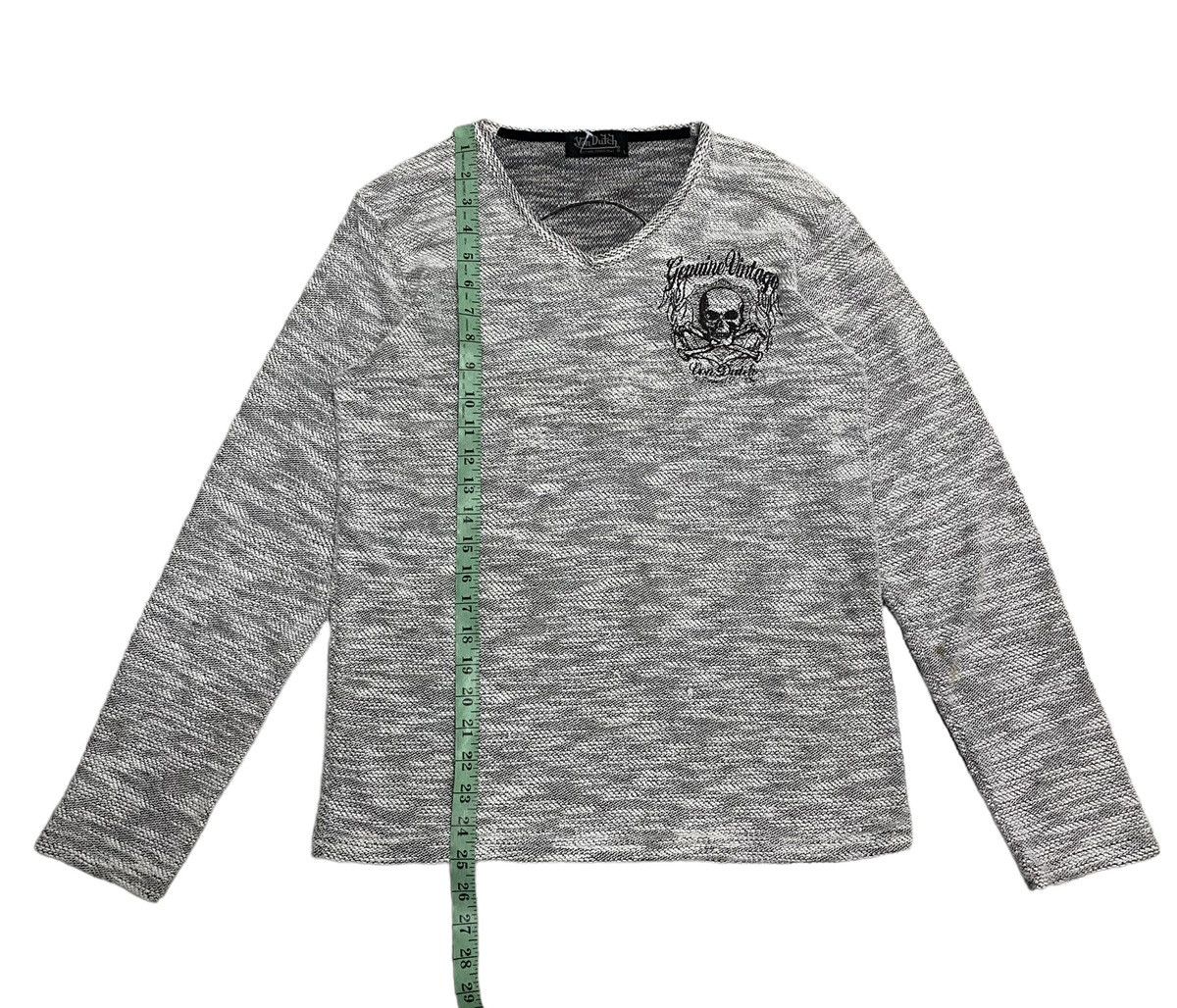 Vintage × Von Dutch Vintage VonDutch Skeleton Knitwear Sweatshirt Size US L / EU 52-54 / 3 - 12 Thumbnail