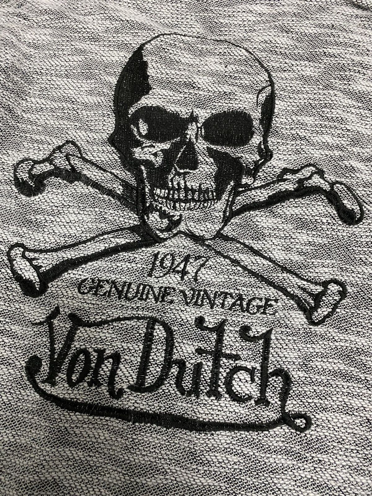 Vintage × Von Dutch Vintage VonDutch Skeleton Knitwear Sweatshirt Size US L / EU 52-54 / 3 - 4 Thumbnail