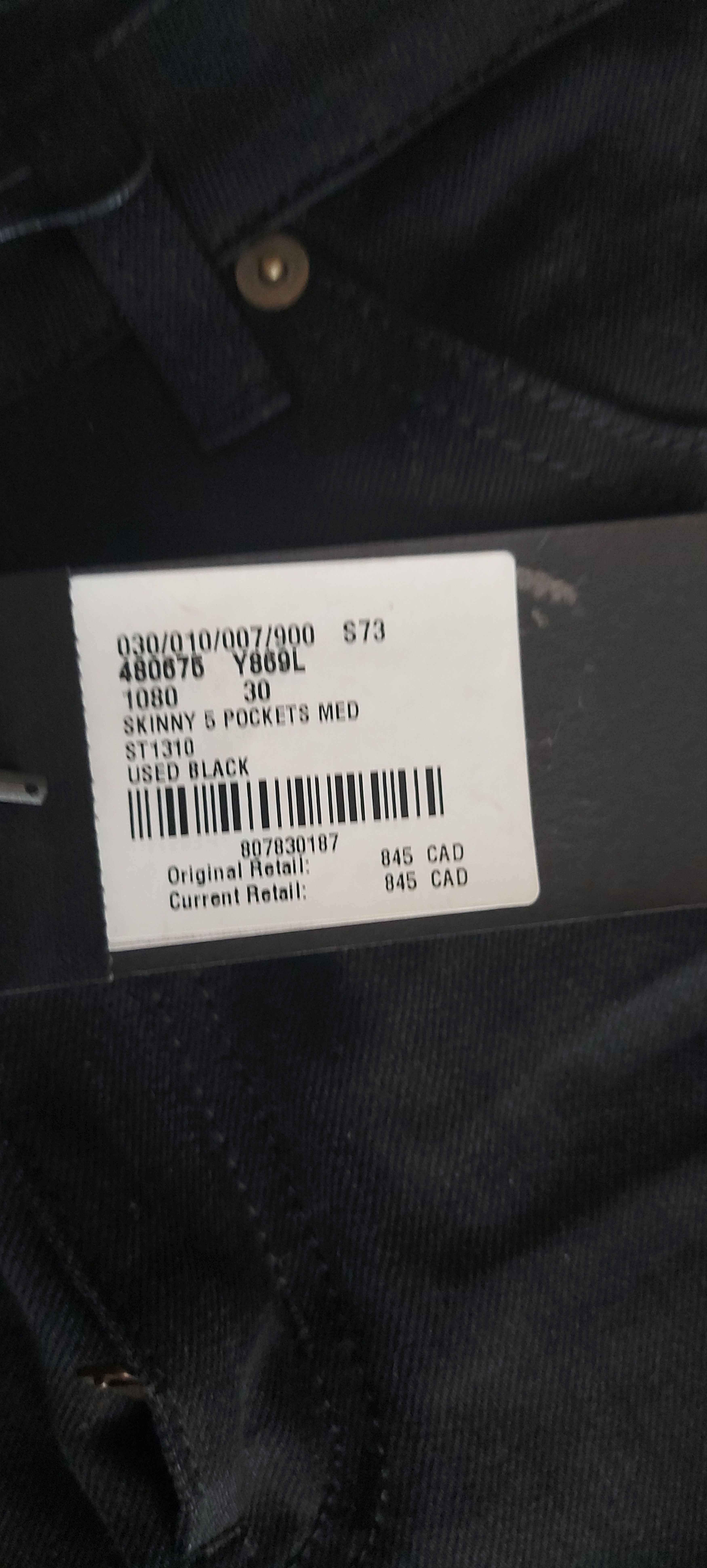 Saint Laurent Paris Saint laurent Paris D05 W/SK - MW jeans Size 30" / US 8 / IT 44 - 6 Thumbnail