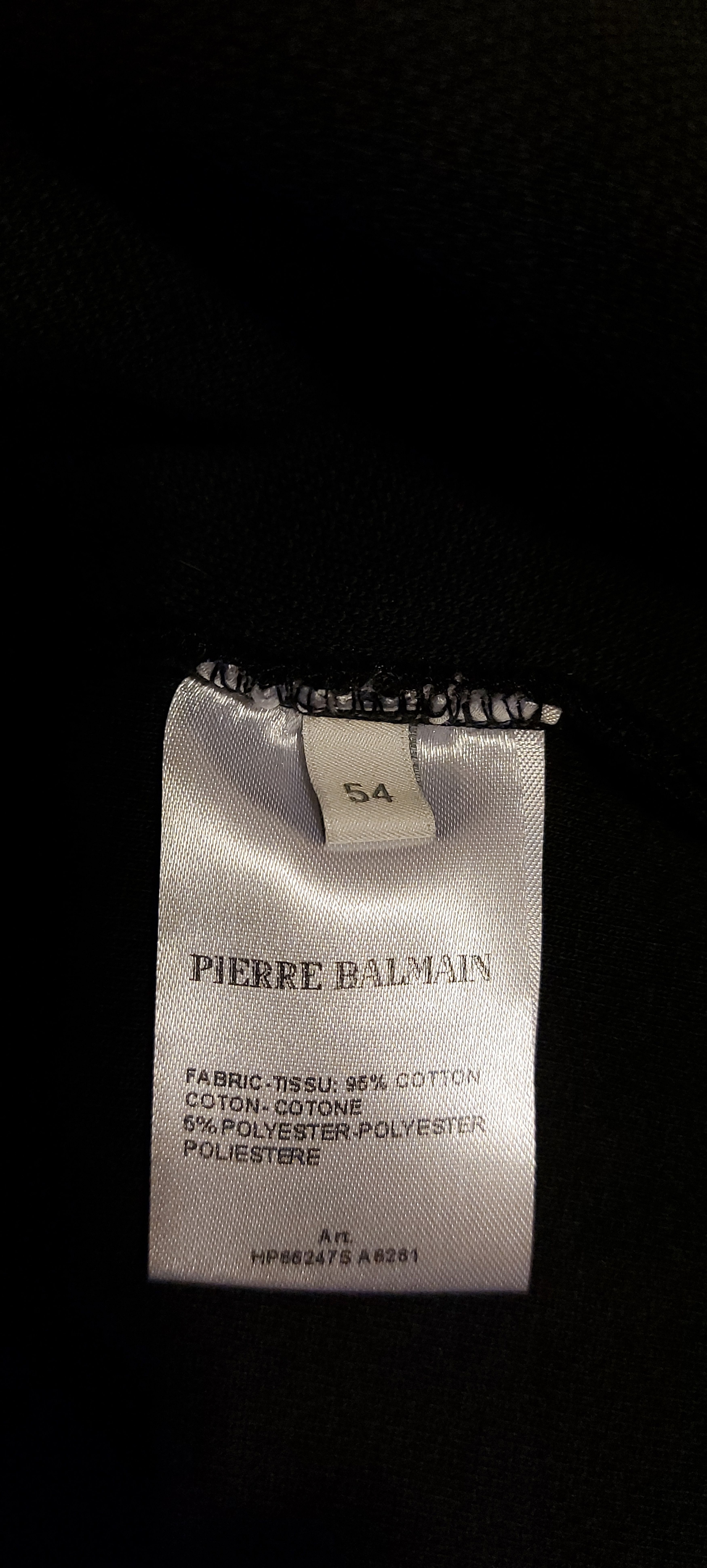 Pierre Balmain Pierre Balmain Diagonal Zips Open Jacket Size US L / EU 52-54 / 3 - 8 Thumbnail