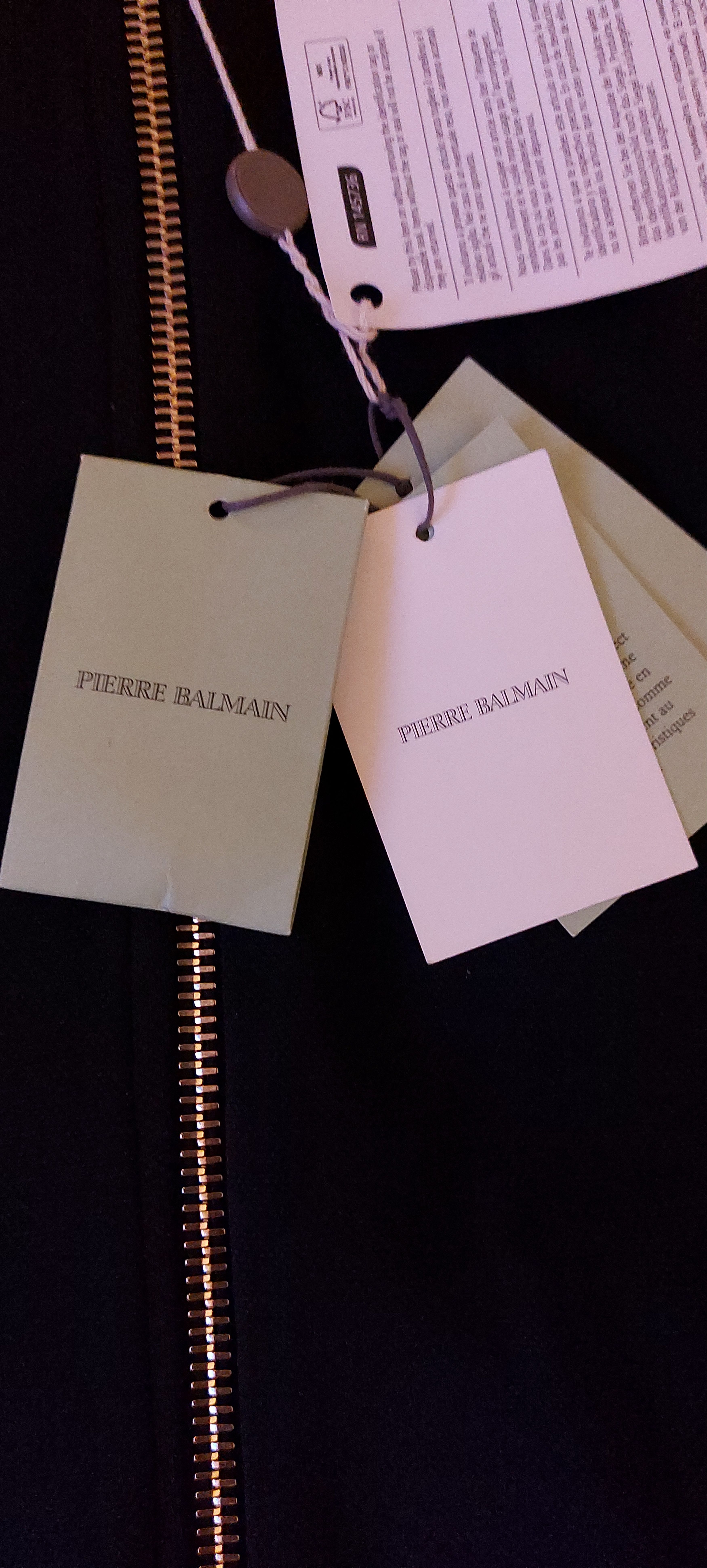 Pierre Balmain Pierre Balmain Diagonal Zips Open Jacket Size US L / EU 52-54 / 3 - 6 Thumbnail