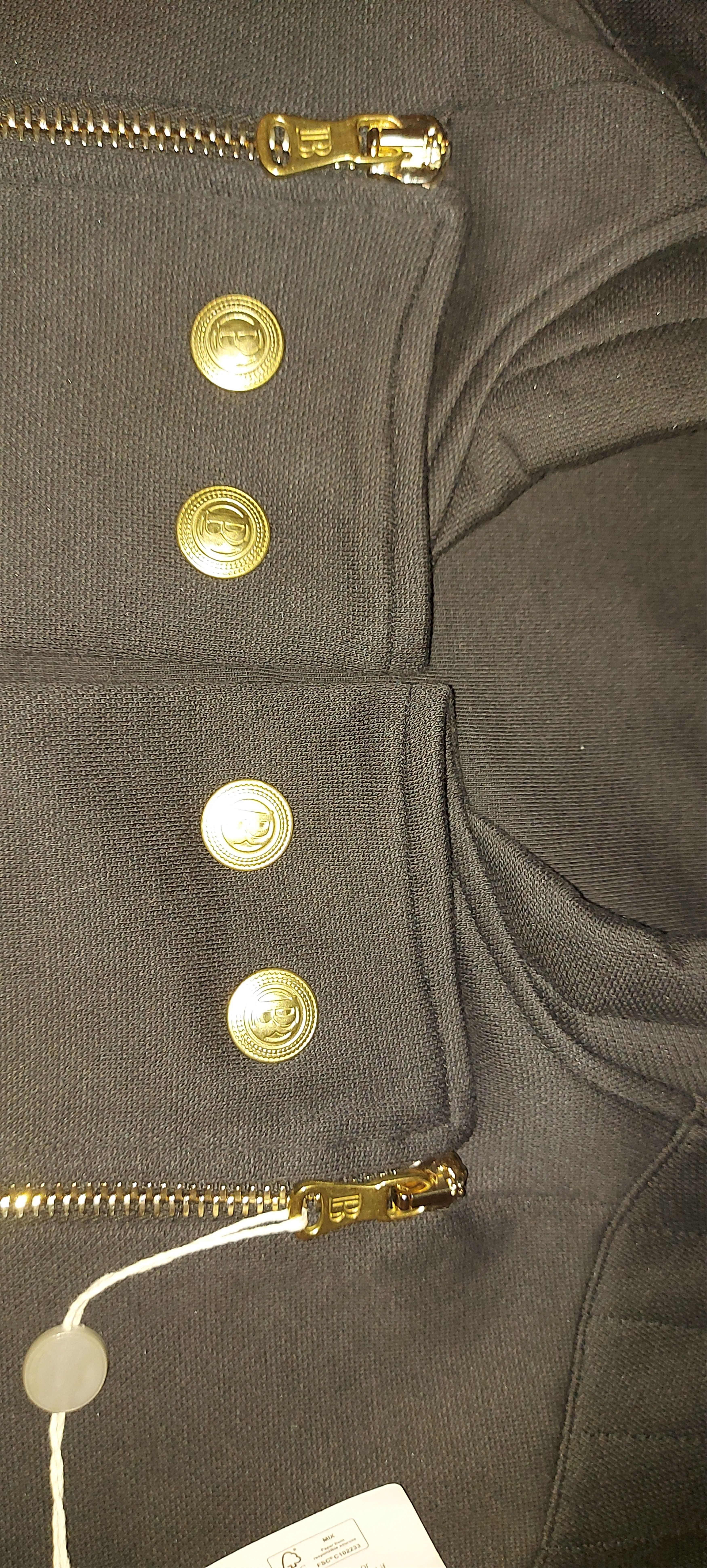 Pierre Balmain Pierre Balmain Diagonal Zips Open Jacket Size US L / EU 52-54 / 3 - 4 Thumbnail