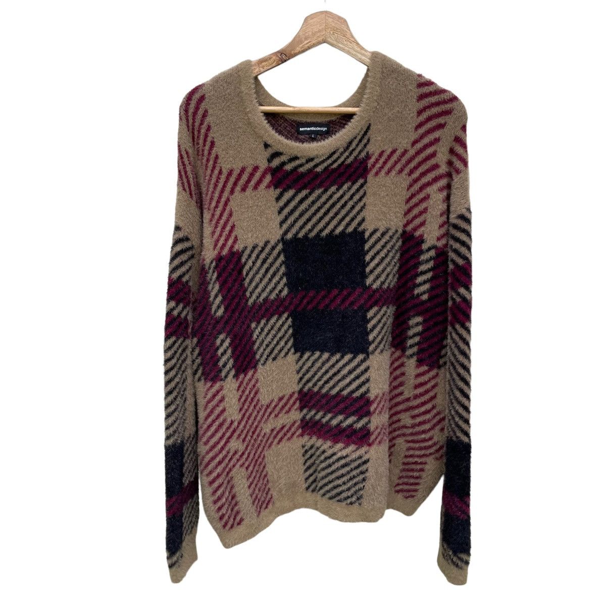 Japanese Brand × semanticdesign 💥Semantic Design Japan Lossy Furry Sweater Size US L / EU 52-54 / 3 - 2 Thumbnail