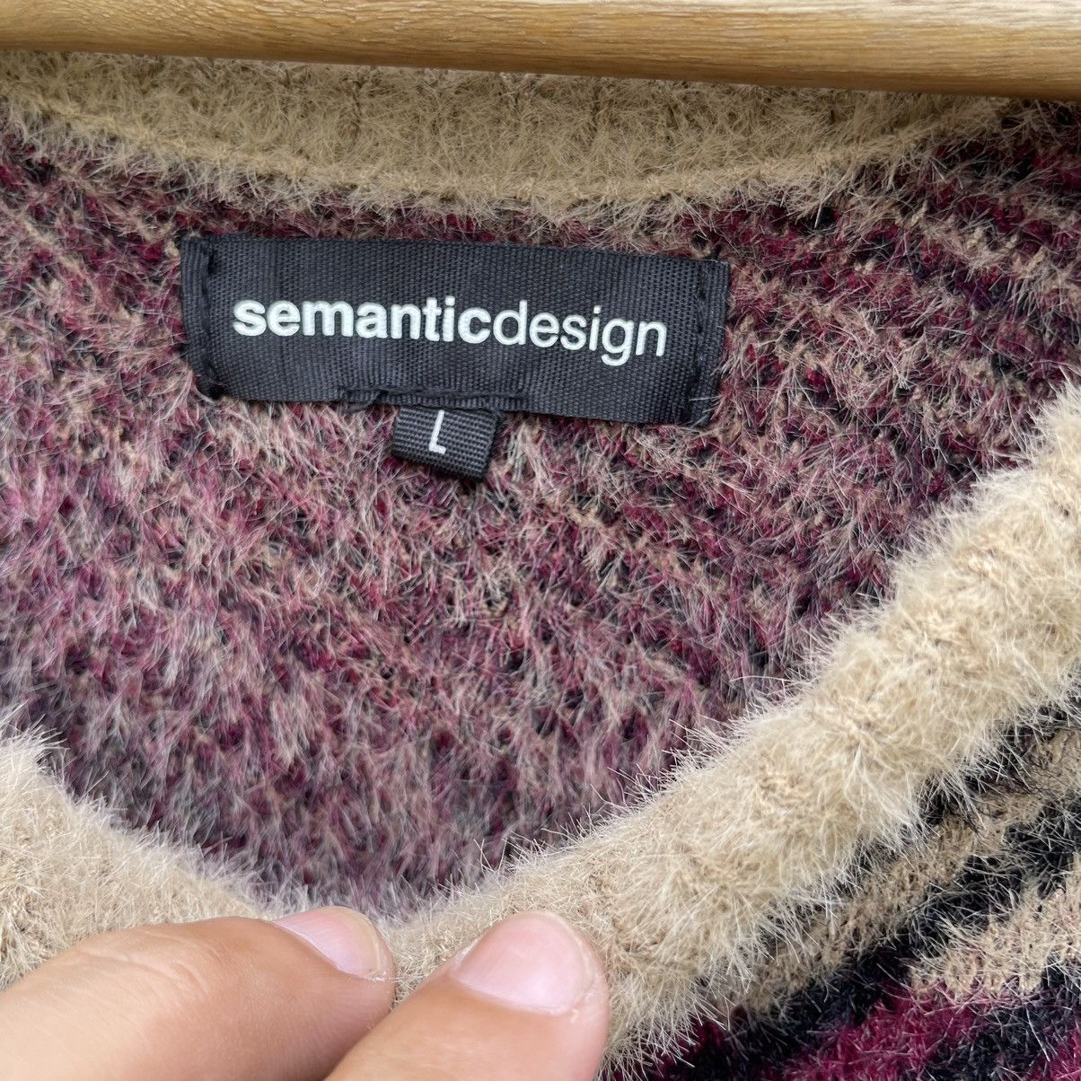 Japanese Brand × semanticdesign 💥Semantic Design Japan Lossy Furry Sweater Size US L / EU 52-54 / 3 - 8 Thumbnail