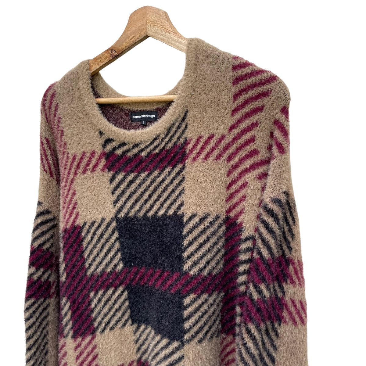 Japanese Brand × semanticdesign 💥Semantic Design Japan Lossy Furry Sweater Size US L / EU 52-54 / 3 - 5 Thumbnail