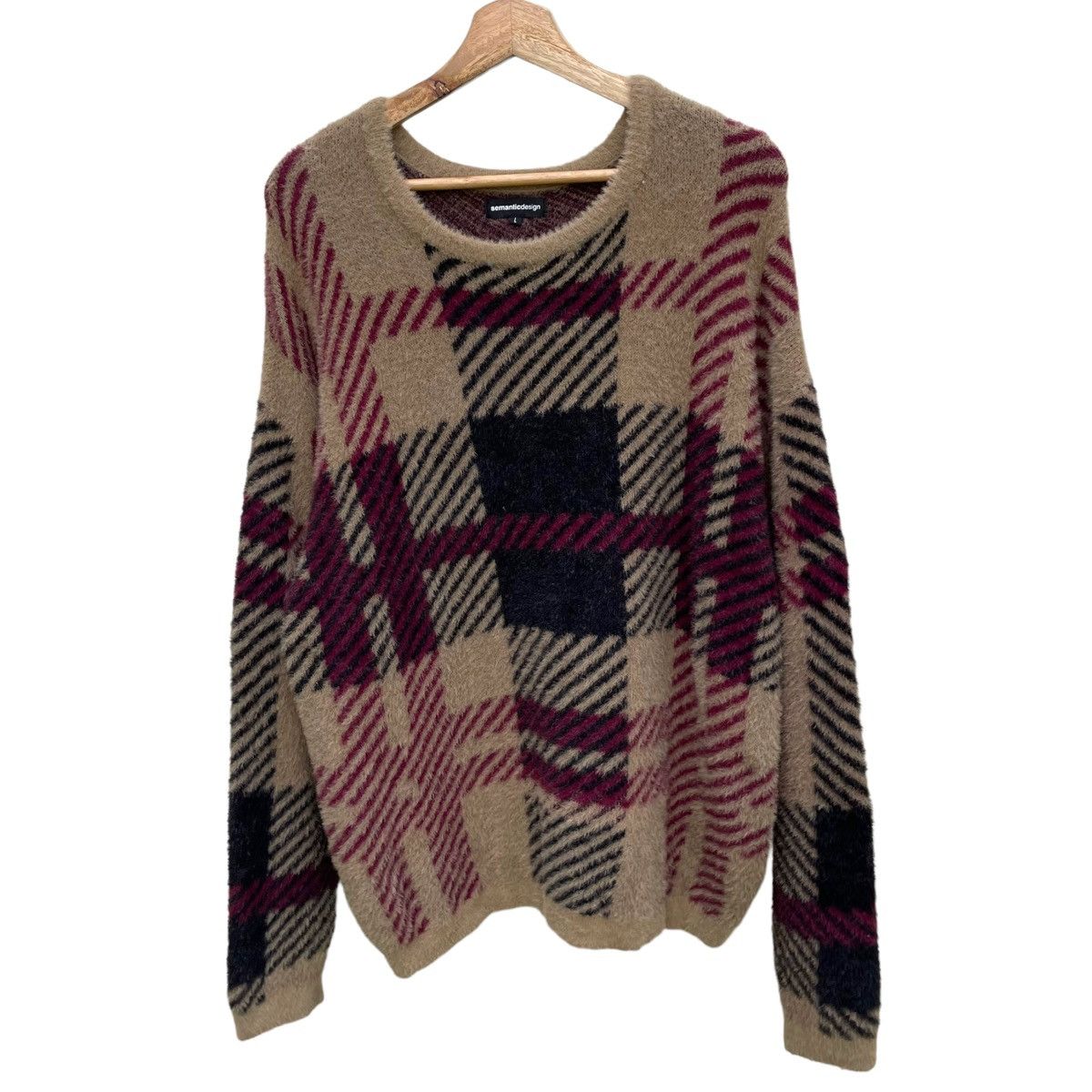 Japanese Brand × semanticdesign 💥Semantic Design Japan Lossy Furry Sweater Size US L / EU 52-54 / 3 - 1 Thumbnail
