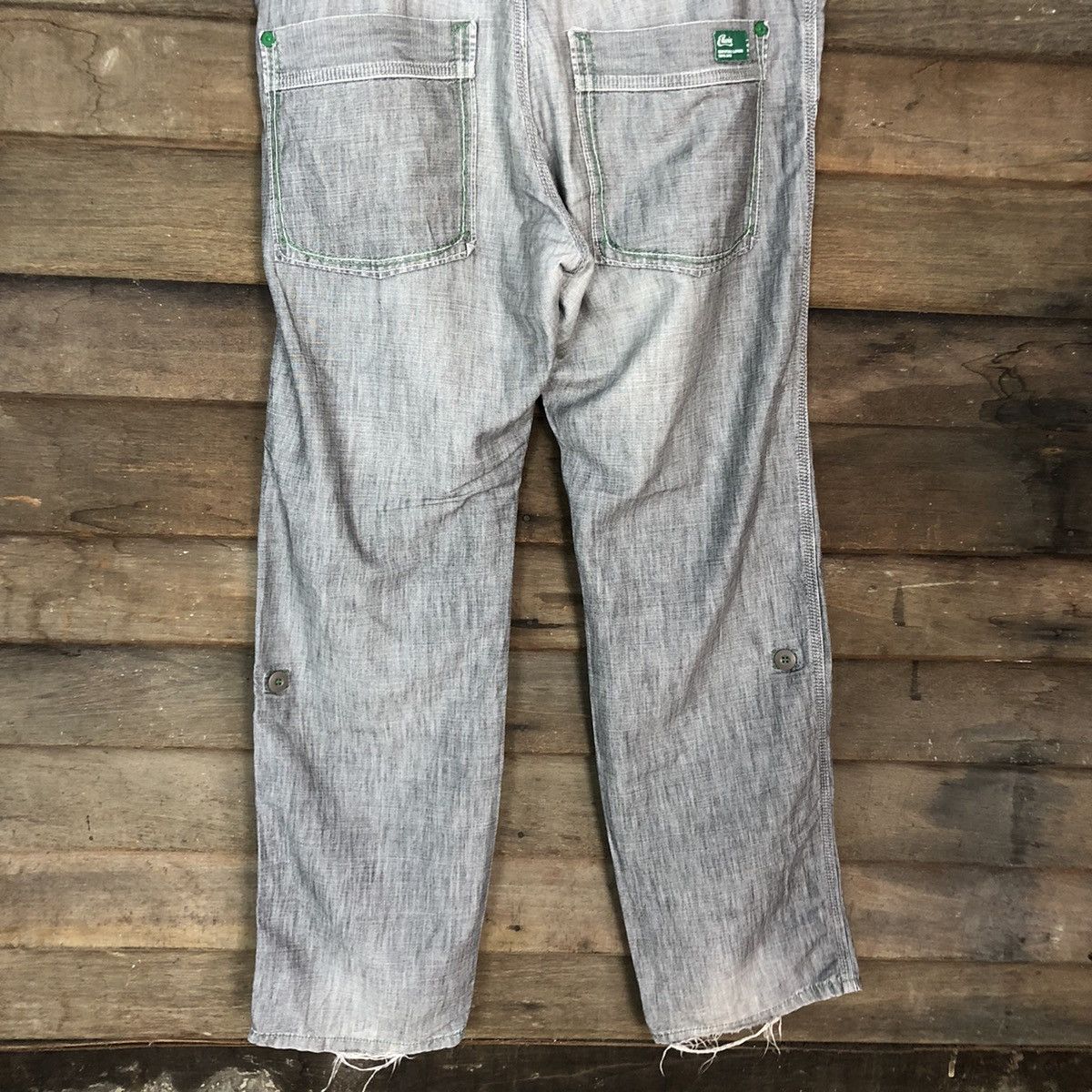 Edwin Edwin Black Distressed Straight Pants #c1234 Size US 35 - 12 Thumbnail