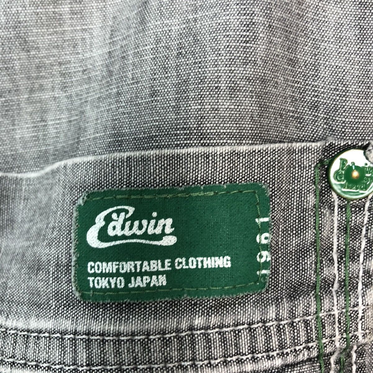 Edwin Edwin Black Distressed Straight Pants #c1234 Size US 35 - 13 Thumbnail
