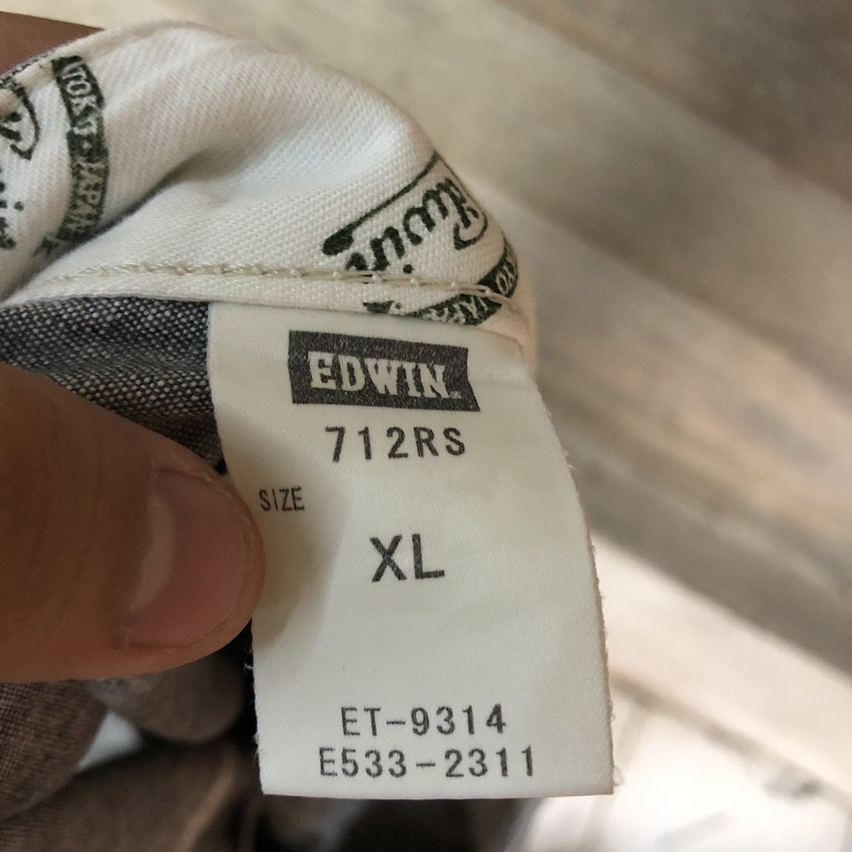 Edwin Edwin Black Distressed Straight Pants #c1234 Size US 35 - 15 Thumbnail