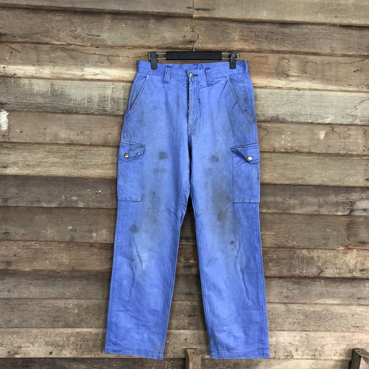 After O Blue dirty Multipocket Tactical Cargo Pants #c1227