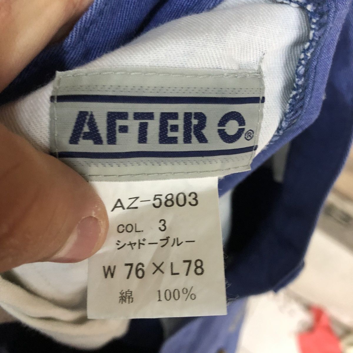 Japanese Brand DLL After O Blue dirty Multipocket Cargo Pants #c1227 Size US 29 - 13 Thumbnail