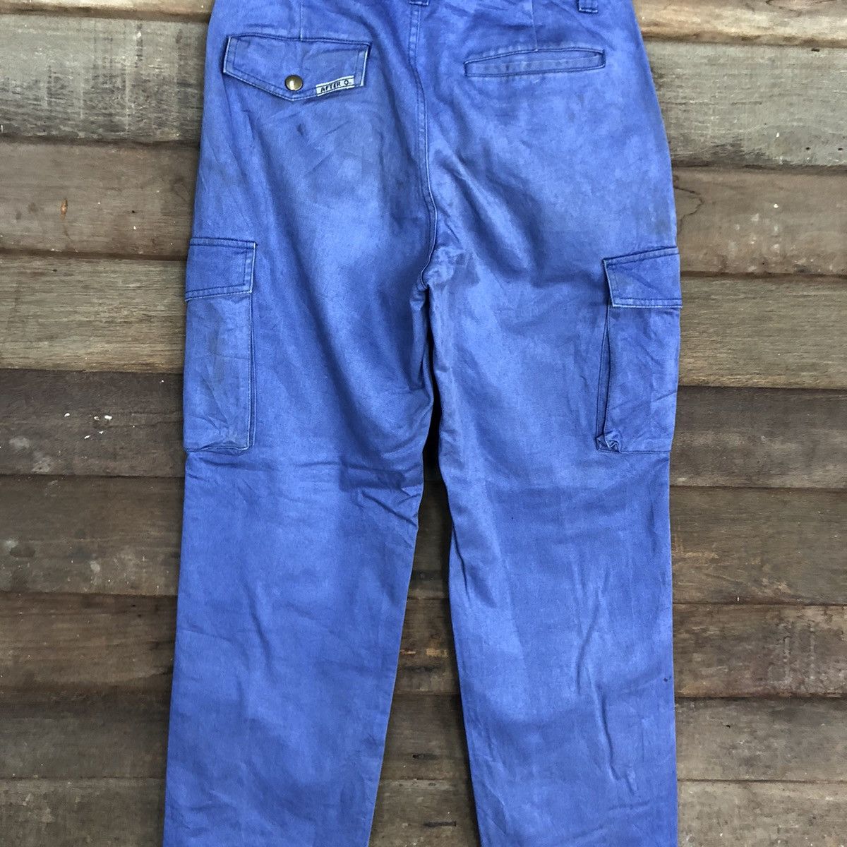 Japanese Brand DLL After O Blue dirty Multipocket Cargo Pants #c1227 Size US 29 - 11 Thumbnail