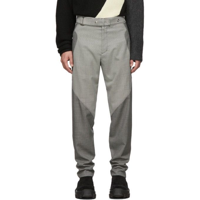 Wool Rope Check Trouser