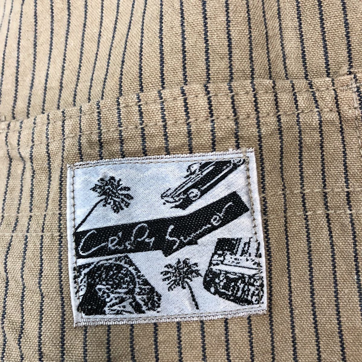Japanese Brand Japan vintage stripe faded Brown Cargo Pants #c1211 Size 26" / US 2 / IT 38 - 9 Thumbnail