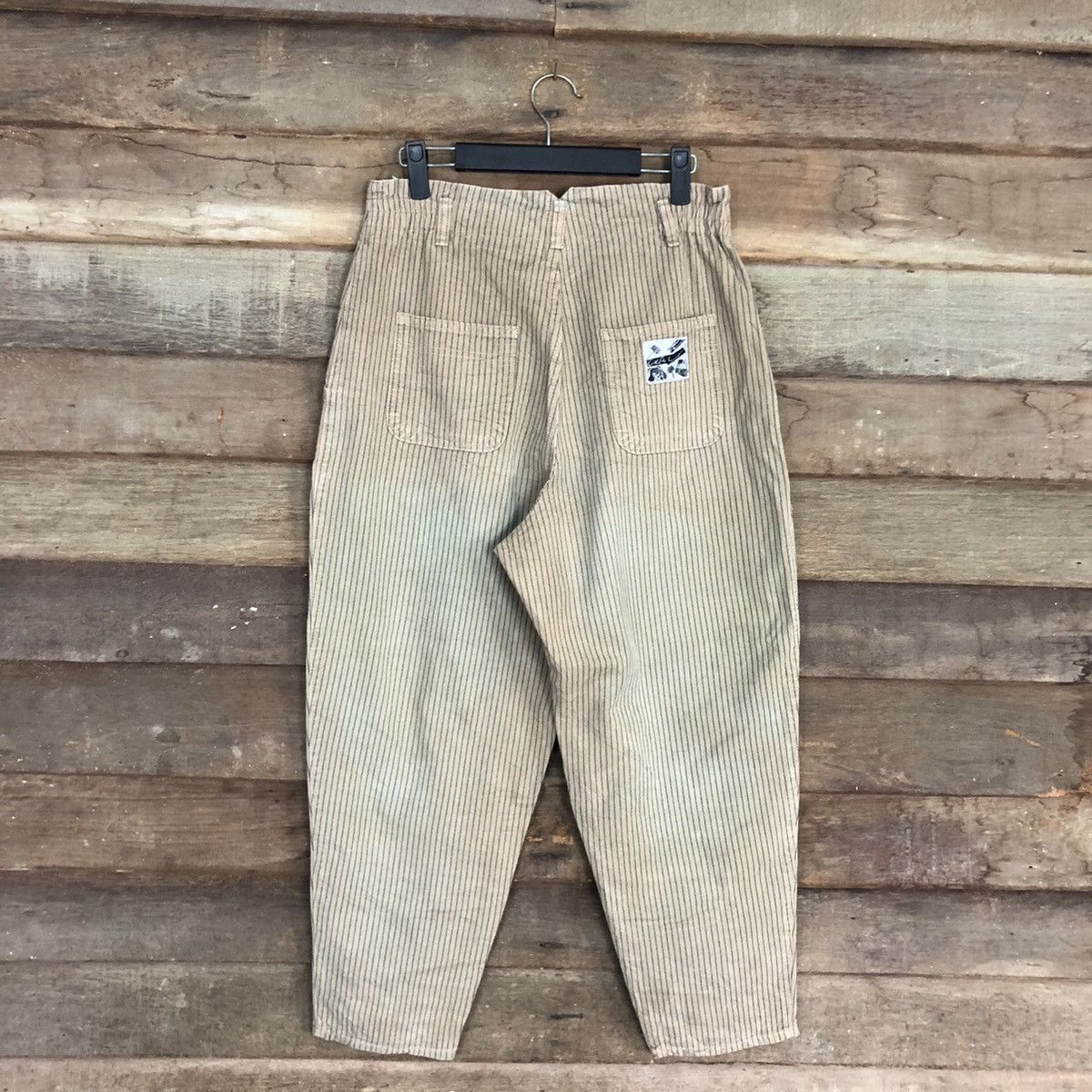 Japanese Brand Japan vintage stripe faded Brown Cargo Pants #c1211 Size 26" / US 2 / IT 38 - 6 Thumbnail